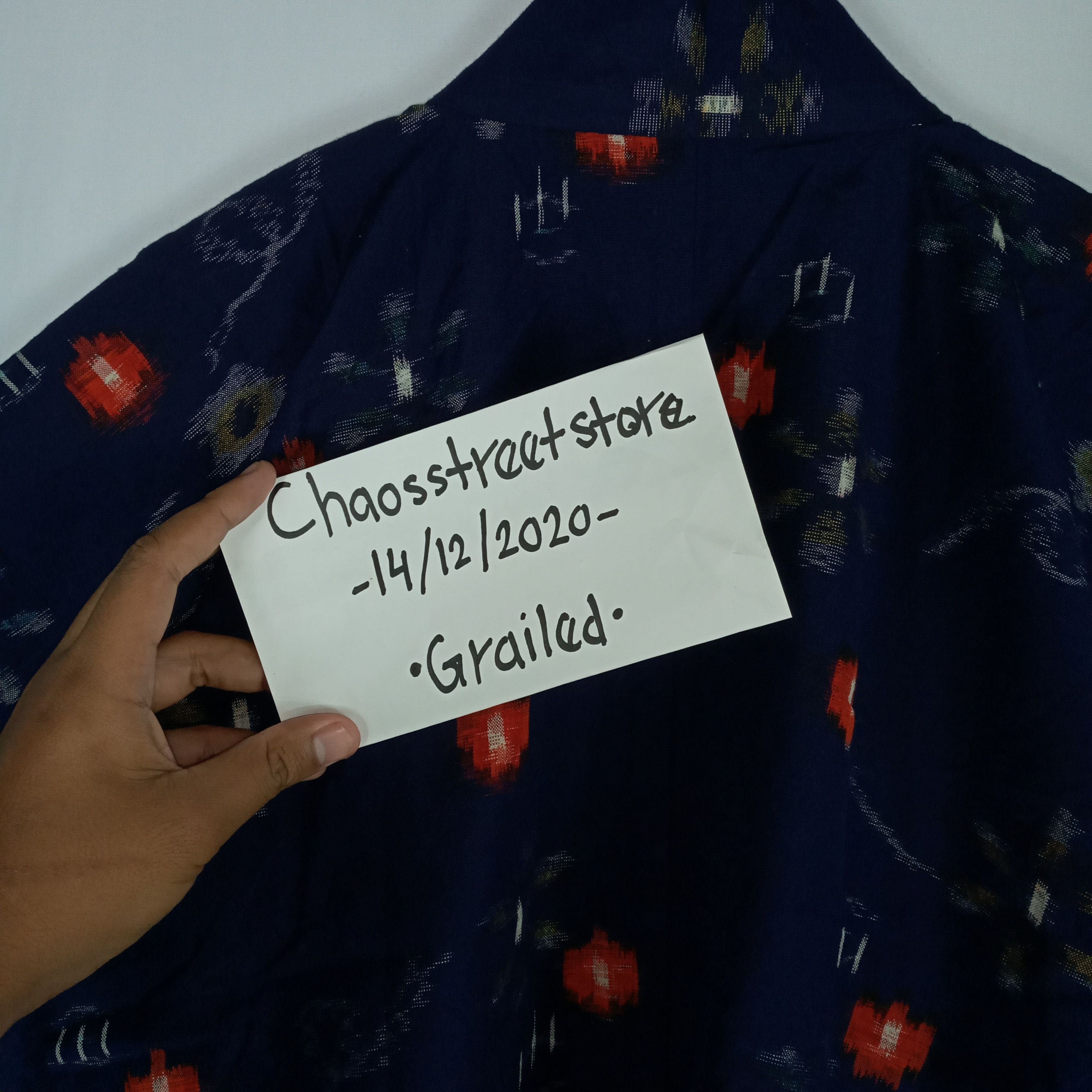 Japanese Brand × Vintage Rare Japanese Kimono Flower Fullprint Cropped Capes Design Size US M / EU 48-50 / 2 - 7 Thumbnail