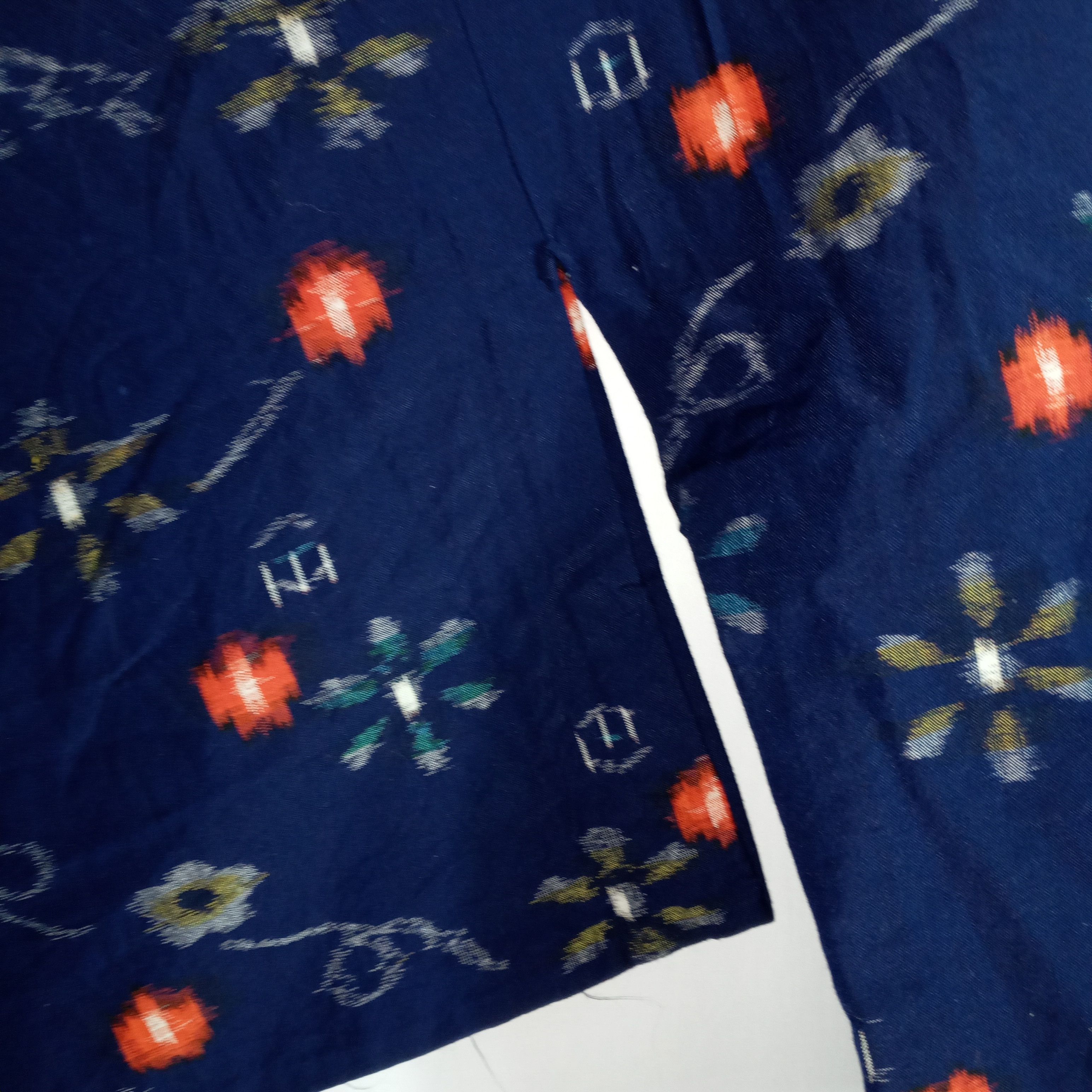 Japanese Brand × Vintage Rare Japanese Kimono Flower Fullprint Cropped Capes Design Size US M / EU 48-50 / 2 - 5 Thumbnail