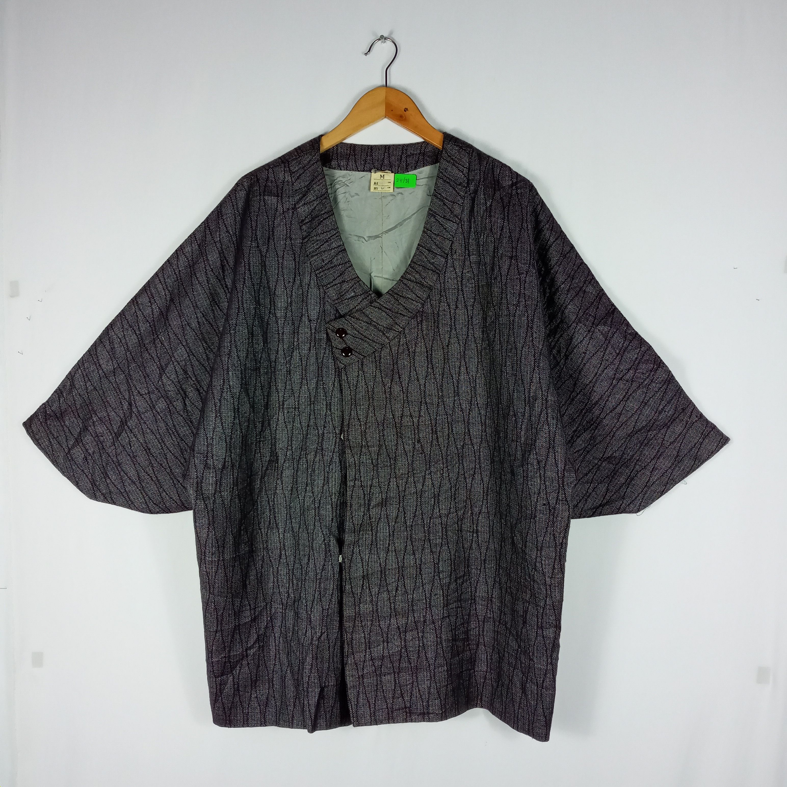 Japanese Brand × Vintage Rare Japanese Kimono Fullprint Abstract Styles Size US L / EU 52-54 / 3 - 1 Thumbnail