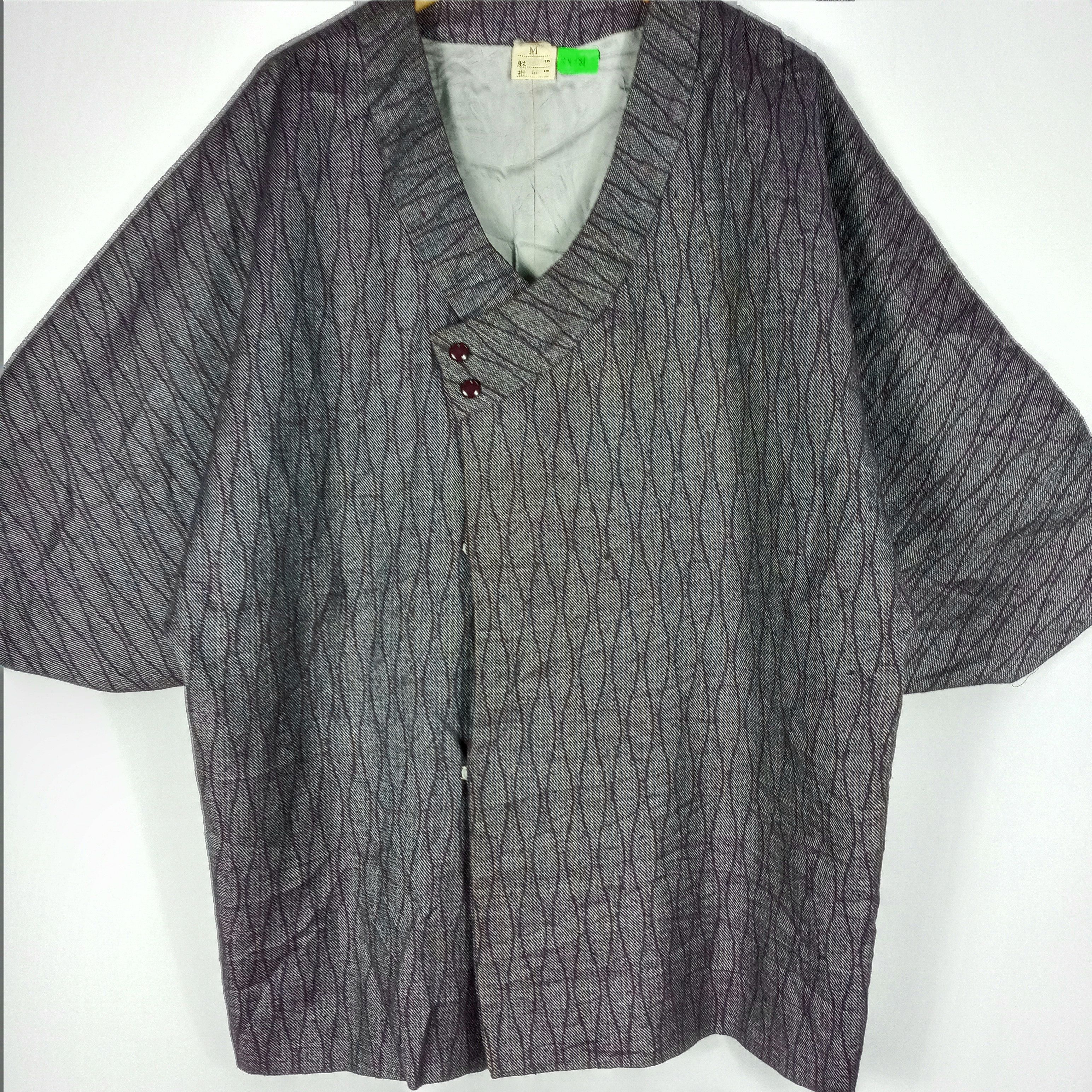 Japanese Brand × Vintage Rare Japanese Kimono Fullprint Abstract Styles Size US L / EU 52-54 / 3 - 2 Thumbnail