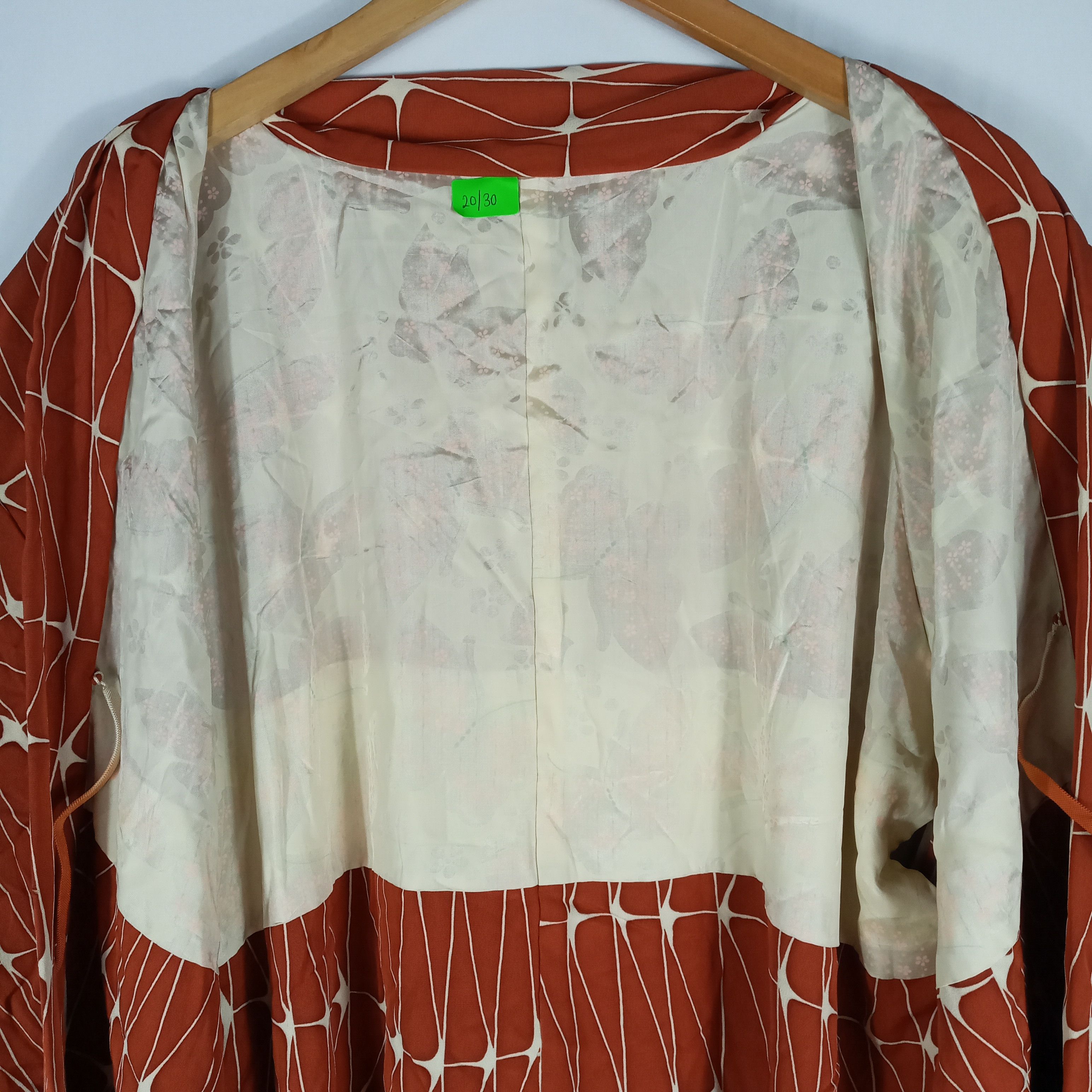 Japanese Brand × Vintage Japanese Kimono Fullprint With Sakura Flower Inside Size US S / EU 44-46 / 1 - 5 Thumbnail