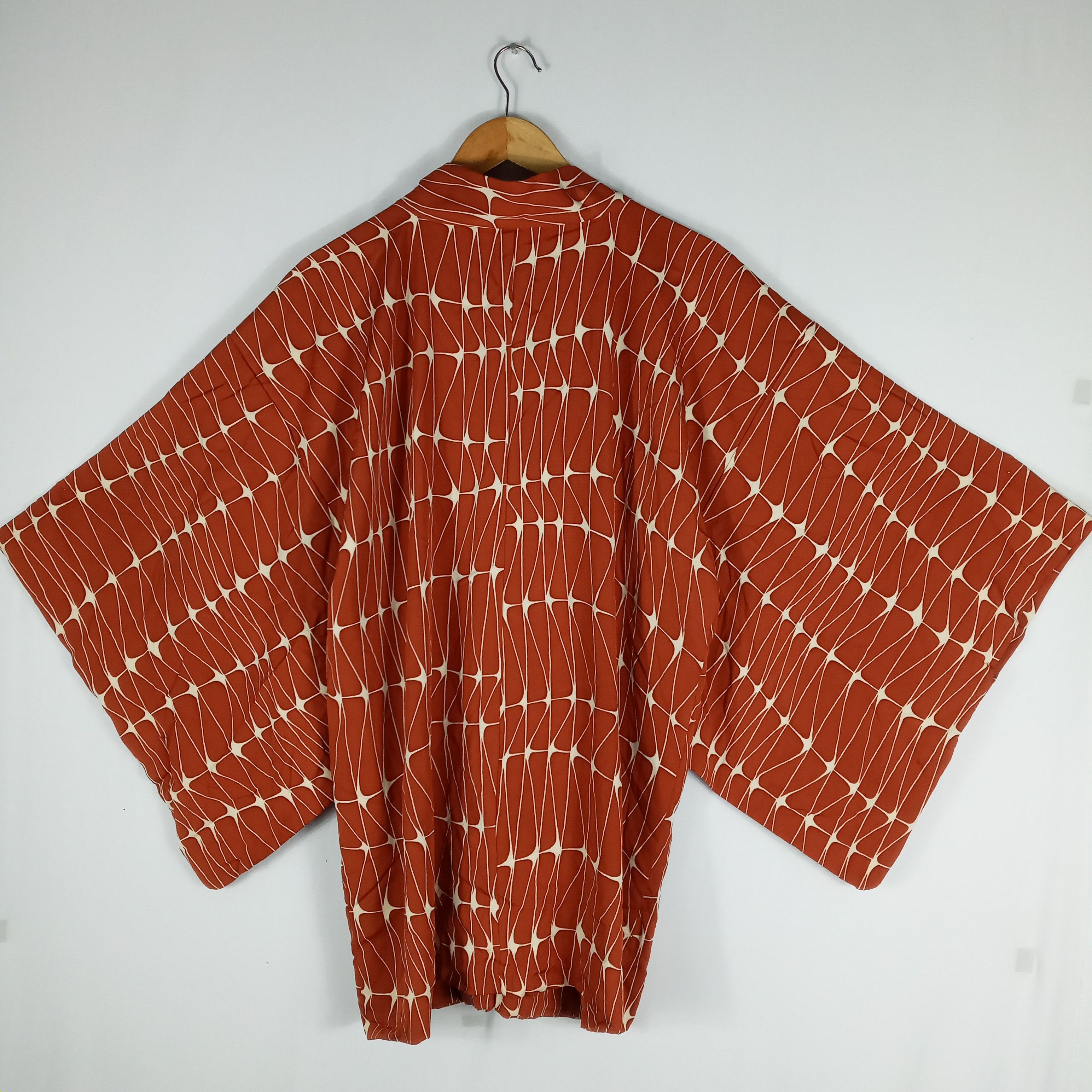 Japanese Brand × Vintage Japanese Kimono Fullprint With Sakura Flower Inside Size US S / EU 44-46 / 1 - 2 Thumbnail