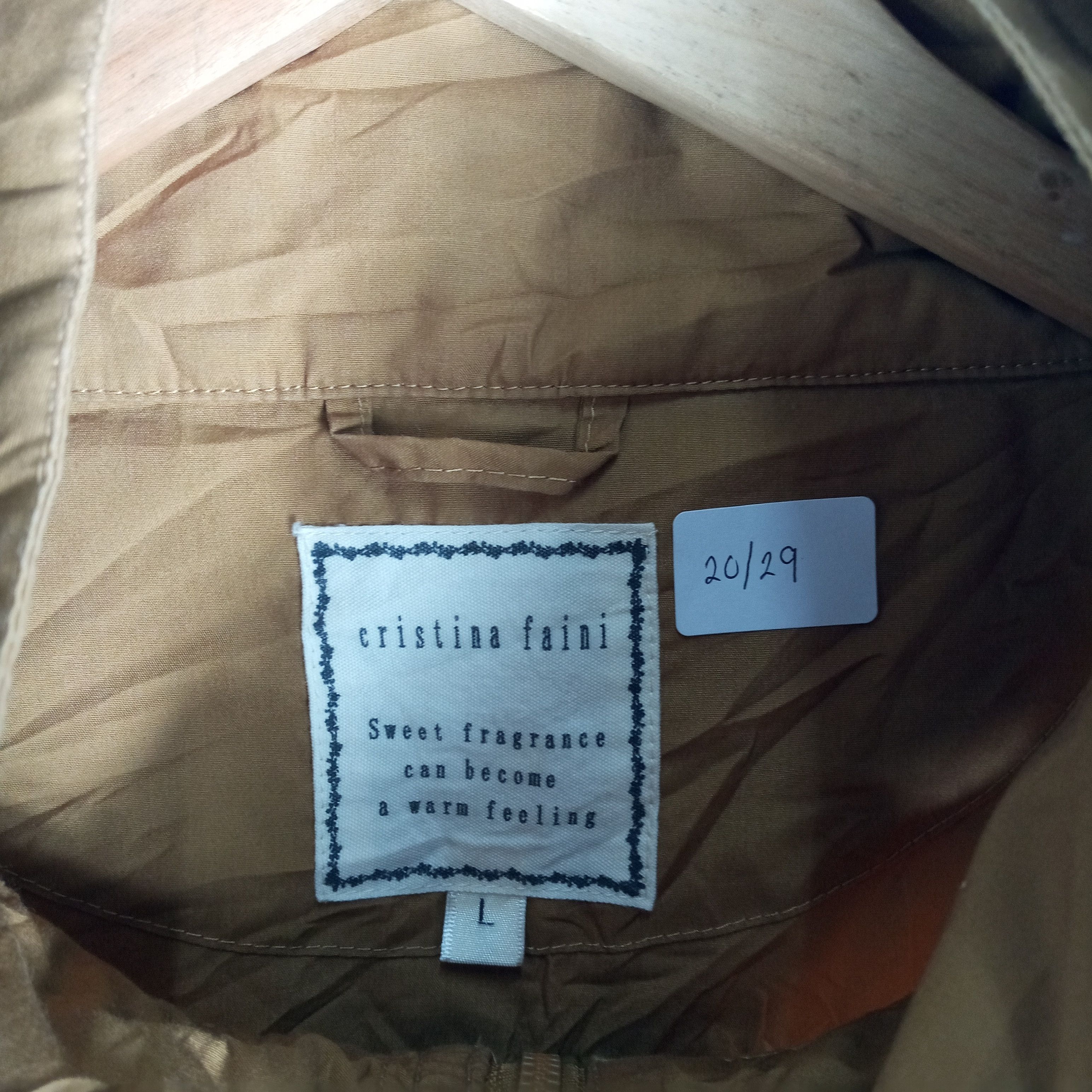 Designer × Japanese Brand × Vintage Vintage Christina Faini Orange Jacket For Women Size XS / US 0-2 / IT 36-38 - 13 Thumbnail