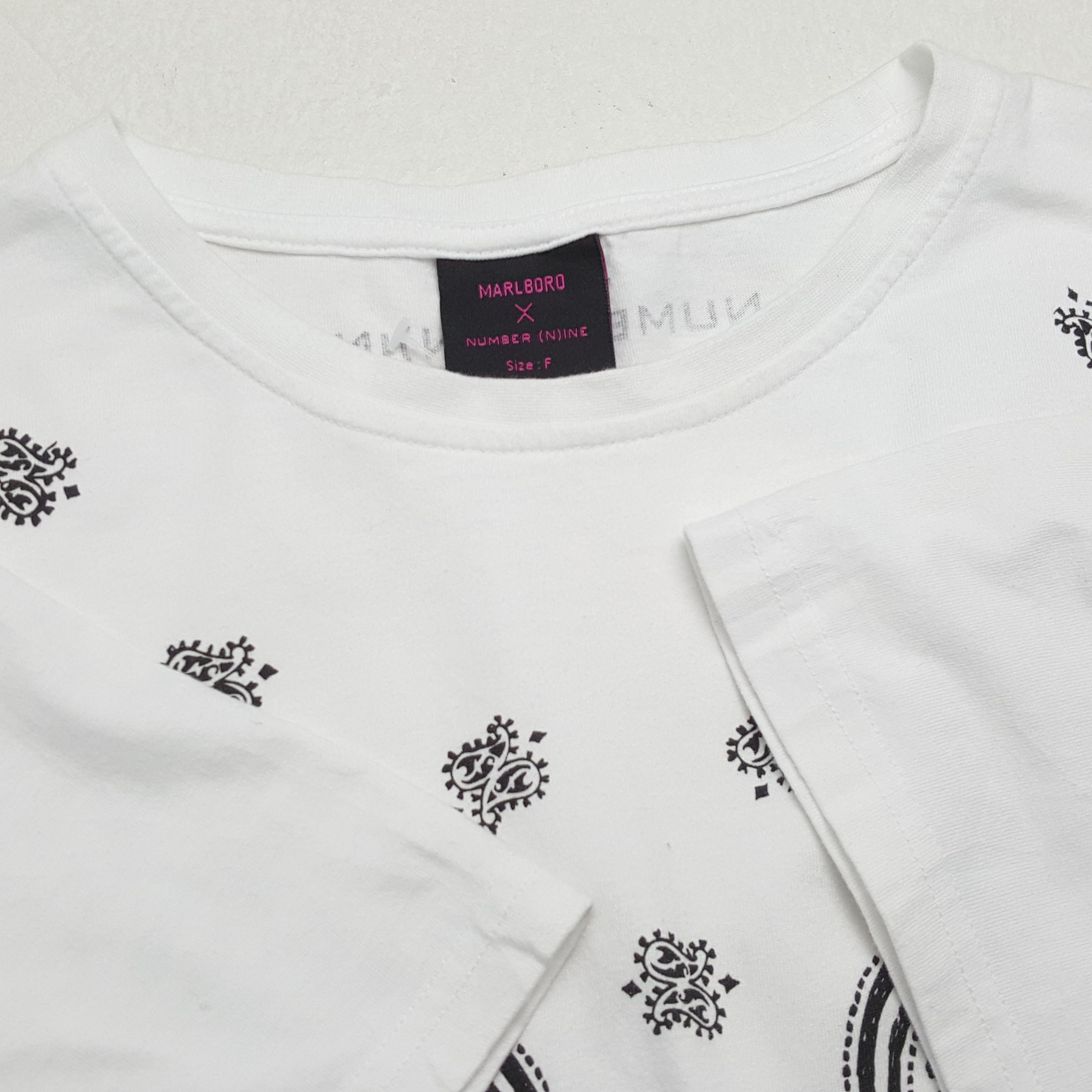 Marlboro × Number (N)ine × Vintage NUMBER NINE Japanese Brand Streetwear Tshirt Size US M / EU 48-50 / 2 - 6 Thumbnail
