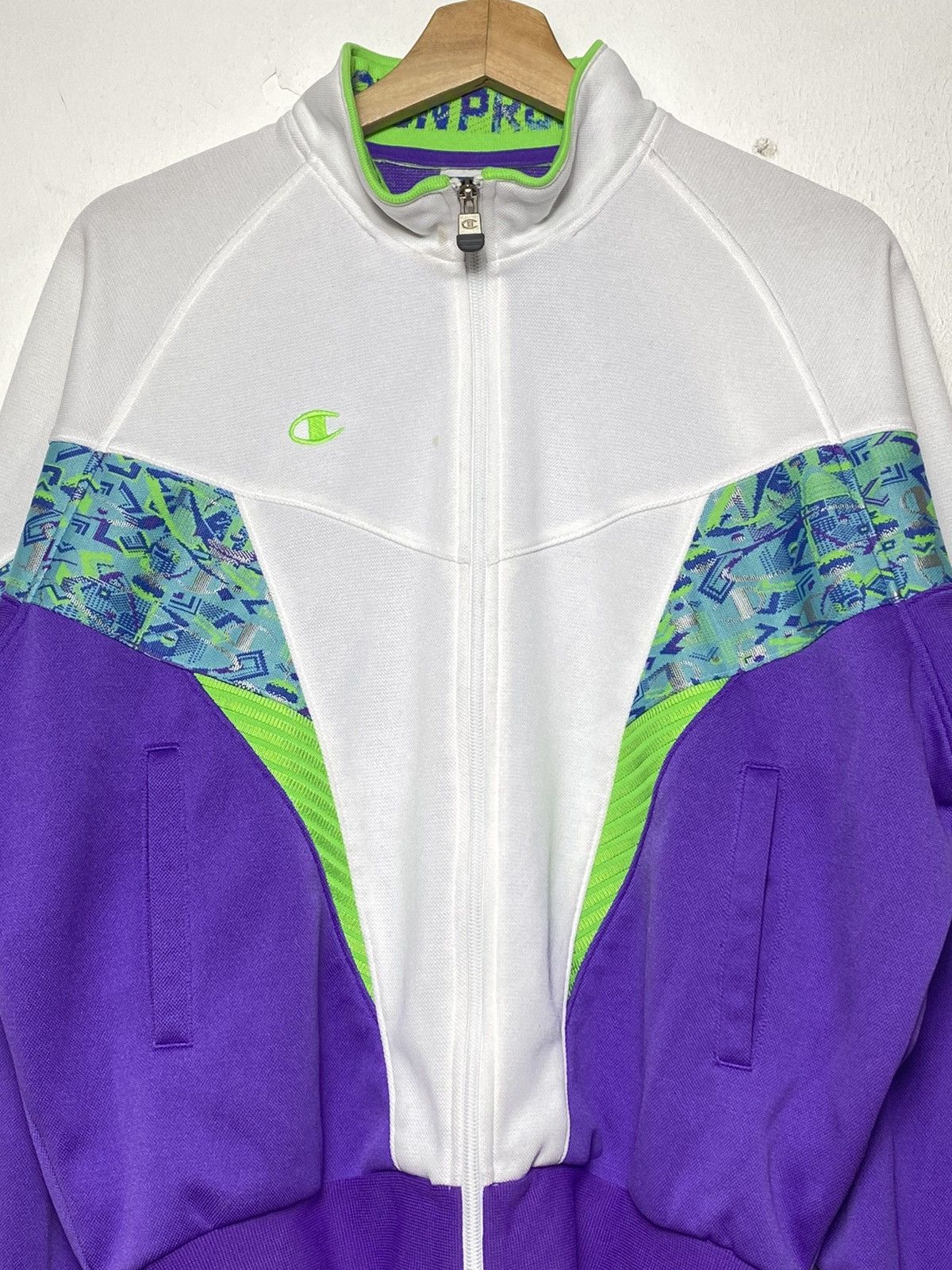 Champion × Vintage Vintage Champion Tracktop Jacket Size US M / EU 48-50 / 2 - 2 Thumbnail