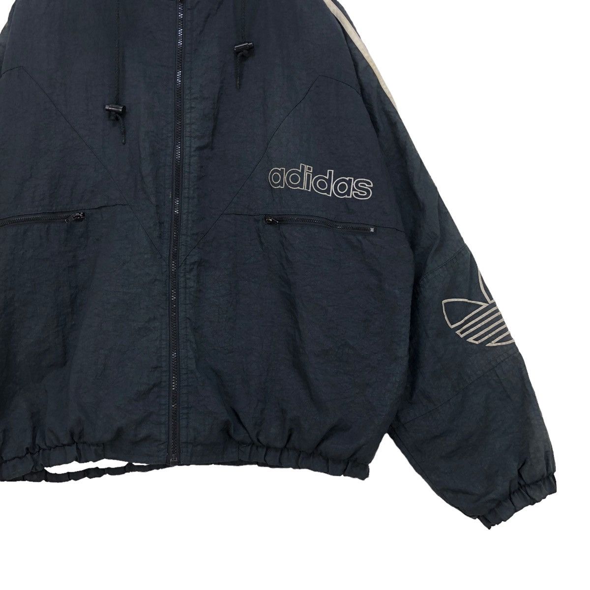 Adidas 🔥Vintage 90s Adidas Jacket Size US XL / EU 56 / 4 - 4 Thumbnail