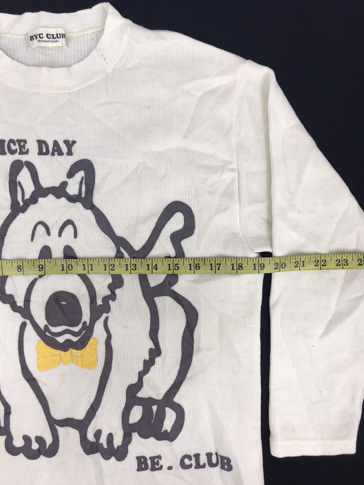 Japanese Brand × Vintage Vintage BYC Be Club Big Bear Logo Sweatshirt Pull Over Size US S / EU 44-46 / 1 - 5 Thumbnail