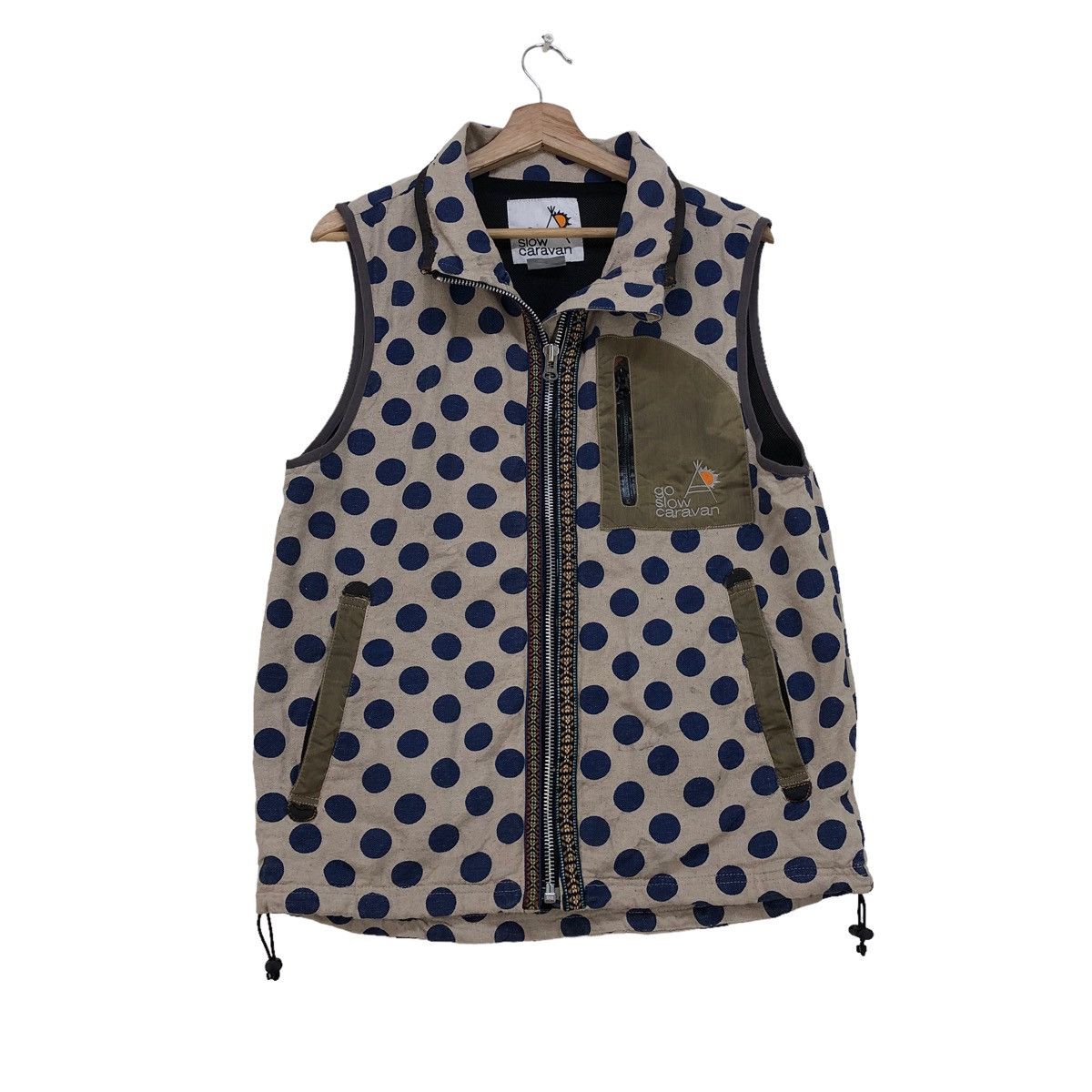 go slow caravan Go Slow Caravan Pokaldot Vest Jacket Size US M / EU 48-50 / 2 - 1 Thumbnail