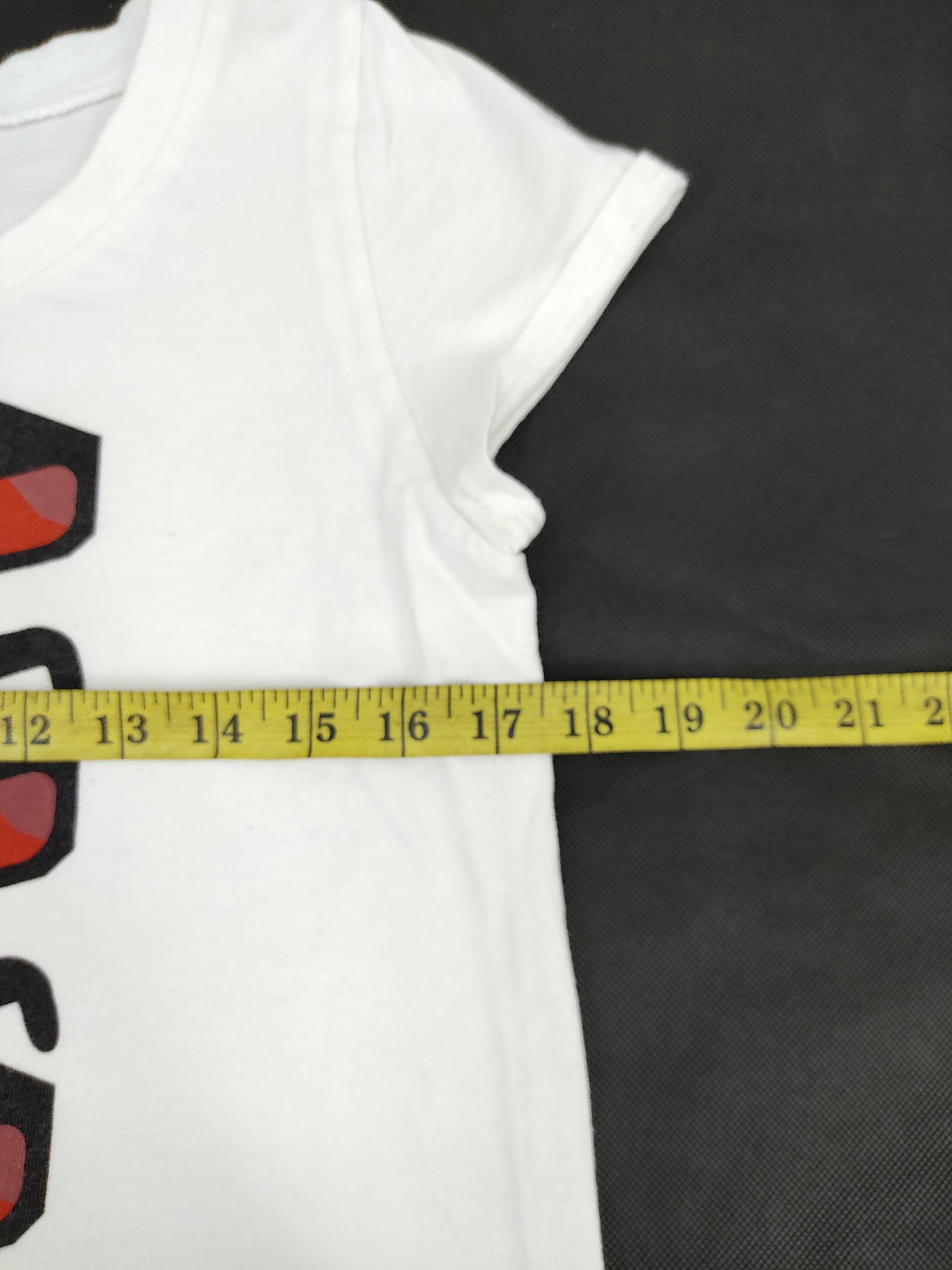 Japanese Brand Xgirl X-girl Sunglasses Art Design Eye Tag White Tee Size S / US 4 / IT 40 - 7 Thumbnail