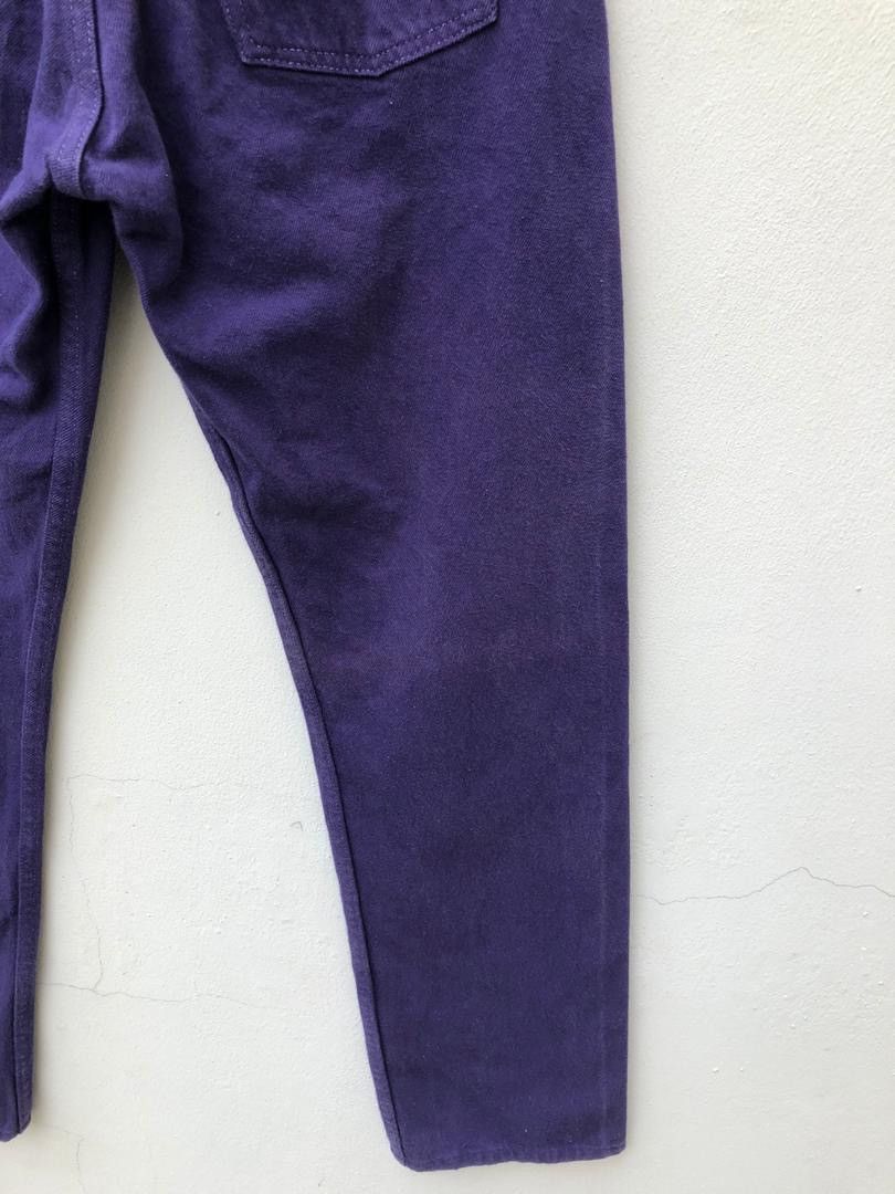 Levi's × Vintage Vintage 90s Levi’s 501 Made in Usa Purple Denim Jeans Size US 28 / EU 44 - 12 Thumbnail