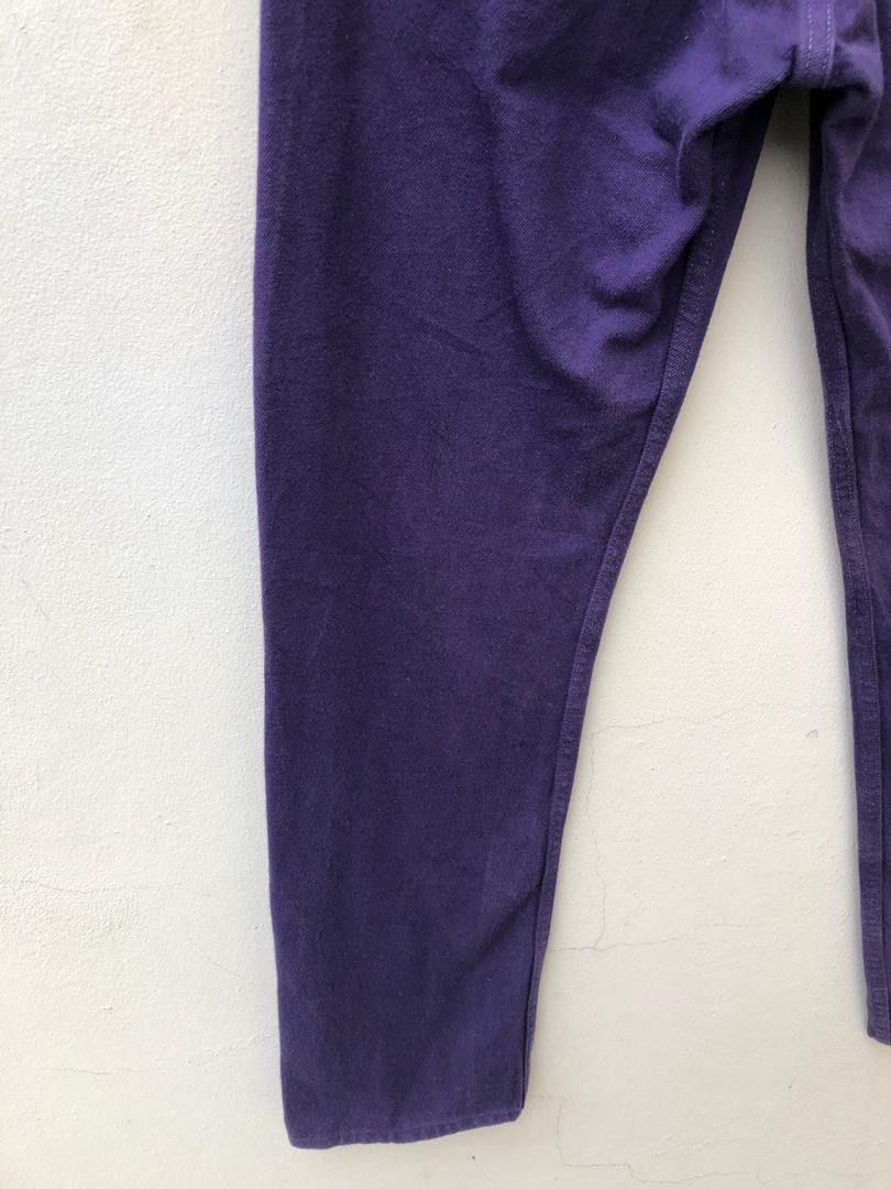 Levi's × Vintage Vintage 90s Levi’s 501 Made in Usa Purple Denim Jeans Size US 28 / EU 44 - 11 Thumbnail