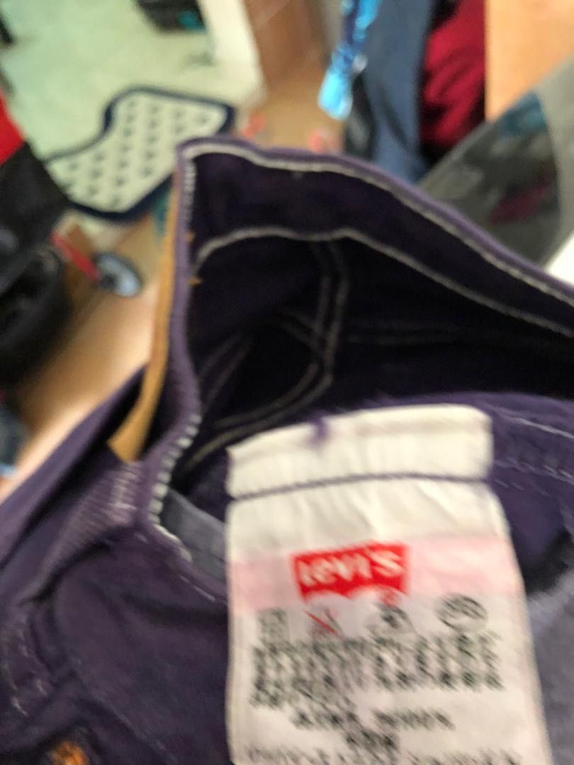 Levi's × Vintage Vintage 90s Levi’s 501 Made in Usa Purple Denim Jeans Size US 28 / EU 44 - 14 Thumbnail