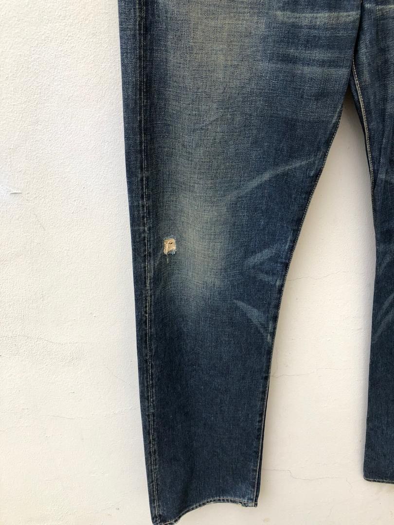 Japanese Brand × Levi's Vintage Clothing × Vintage Vintage Japan LVC Levi’s 501XX E Distressed Selvedge Denim Size US 34 / EU 50 - 5 Thumbnail