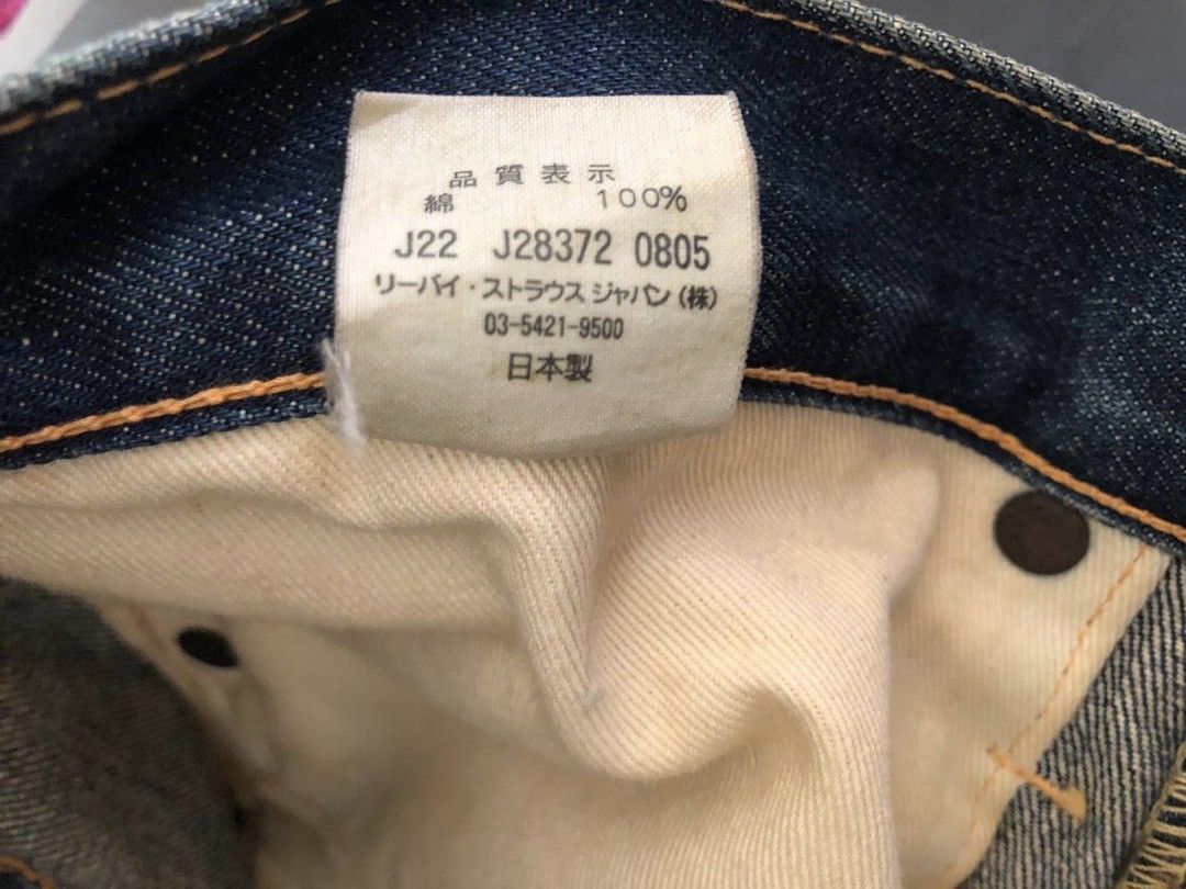 Japanese Brand × Levi's Vintage Clothing × Vintage Vintage Japan LVC Levi’s 501XX E Distressed Selvedge Denim Size US 34 / EU 50 - 18 Thumbnail