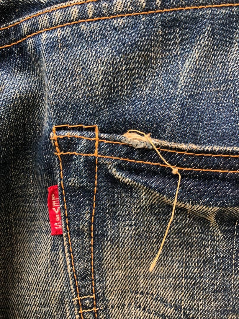 Japanese Brand × Levi's Vintage Clothing × Vintage Vintage Japan LVC Levi’s 501XX E Distressed Selvedge Denim Size US 34 / EU 50 - 14 Thumbnail