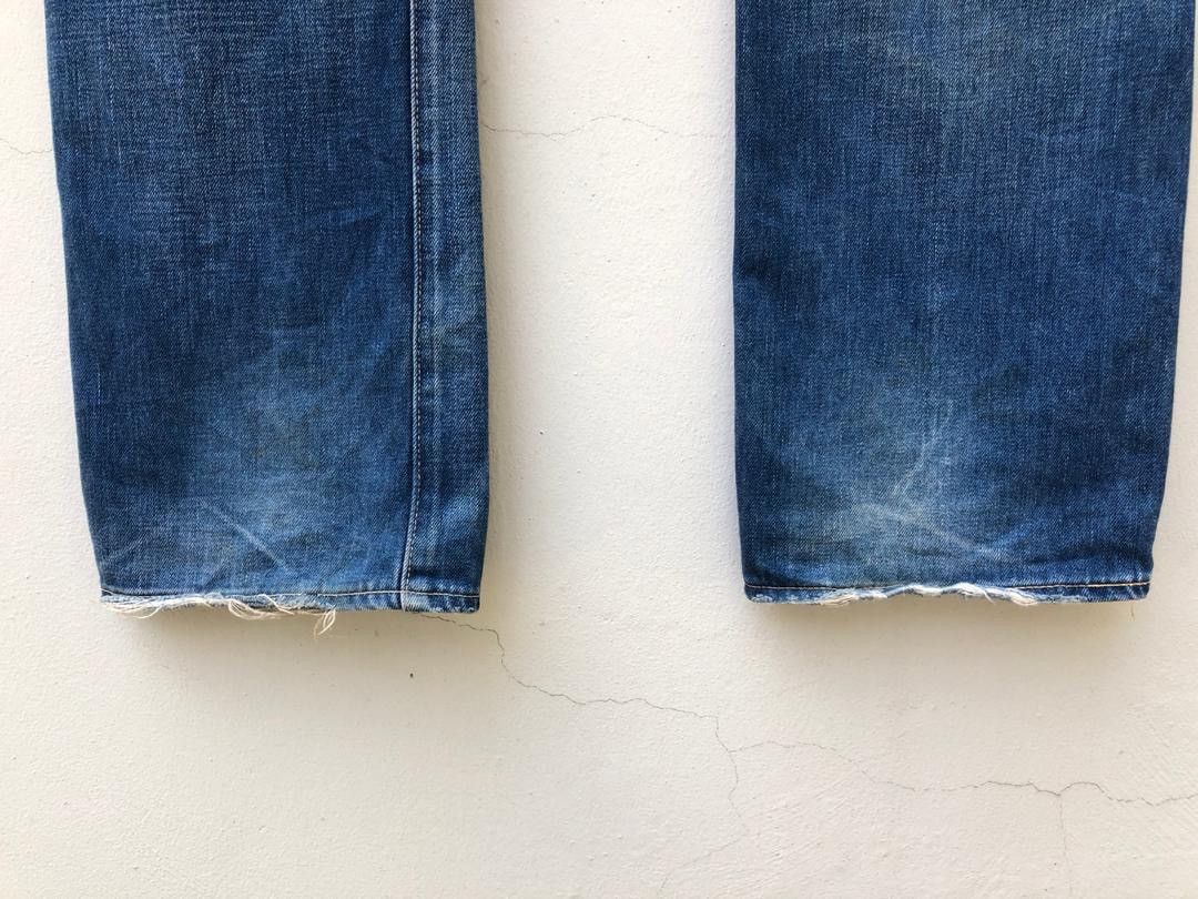 Japanese Brand × Levi's Vintage Clothing × Vintage Vintage LVC Japan Levi’s S501XX E Ripped Selvedge Size US 33 - 9 Thumbnail