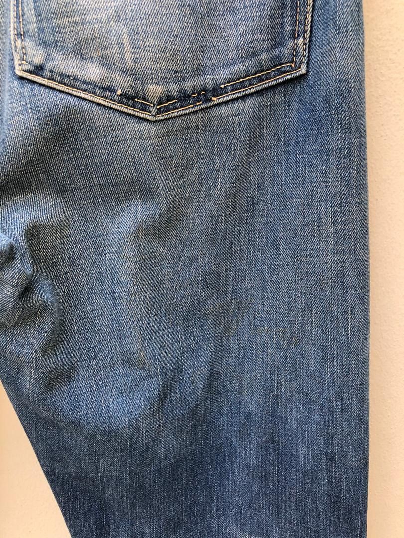 Japanese Brand × Levi's Vintage Clothing × Vintage Vintage LVC Japan Levi’s S501XX E Ripped Selvedge Size US 33 - 5 Thumbnail