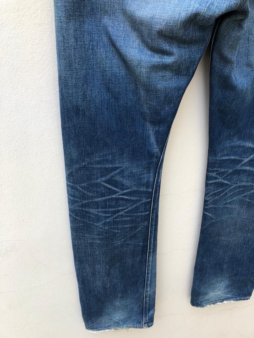 Japanese Brand × Levi's Vintage Clothing × Vintage Vintage LVC Japan Levi’s S501XX E Ripped Selvedge Size US 33 - 7 Thumbnail