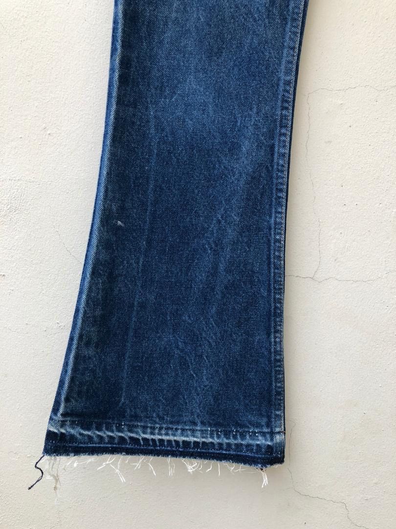Levi's × Vintage Vintage 70s Levi’s 646 Orange Tab Released Hem Denim Flare Size US 29 - 6 Thumbnail