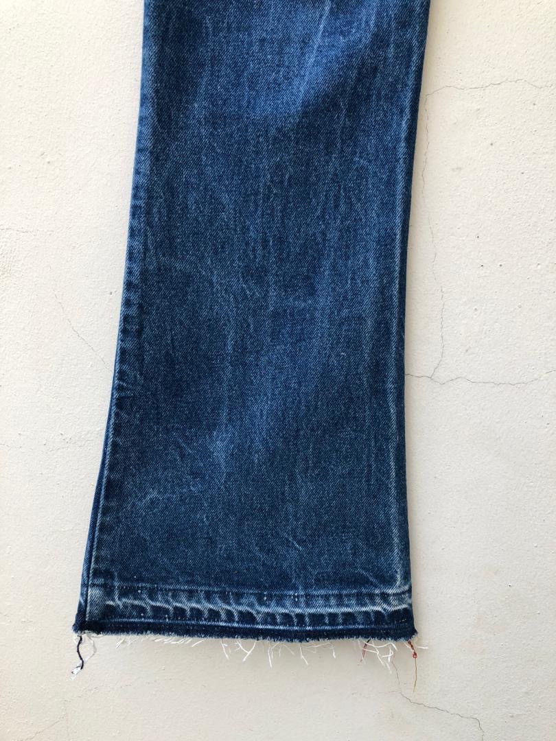 Levi's × Vintage Vintage 70s Levi’s 646 Orange Tab Released Hem Denim Flare Size US 29 - 13 Thumbnail