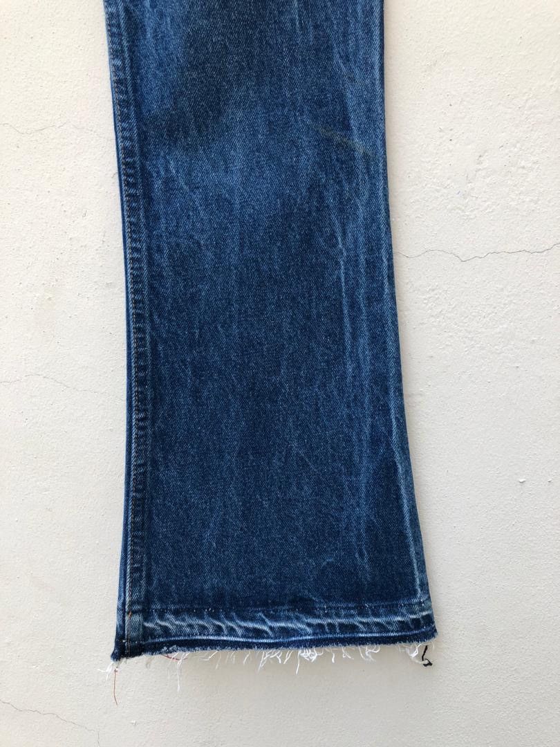 Levi's × Vintage Vintage 70s Levi’s 646 Orange Tab Released Hem Denim Flare Size US 29 - 9 Thumbnail