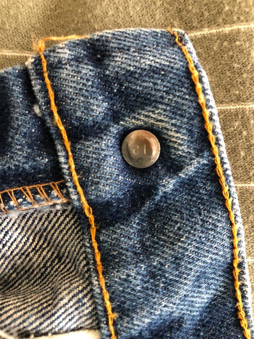 Levi's × Vintage Vintage 70s Levi’s 646 Orange Tab Released Hem Denim Flare Size US 29 - 17 Thumbnail