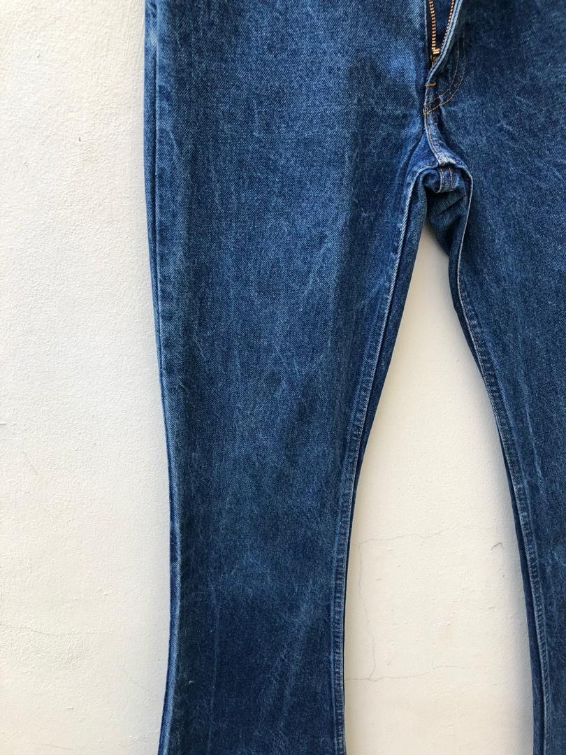 Levi's × Vintage Vintage 70s Levi’s 646 Orange Tab Released Hem Denim Flare Size US 29 - 5 Thumbnail