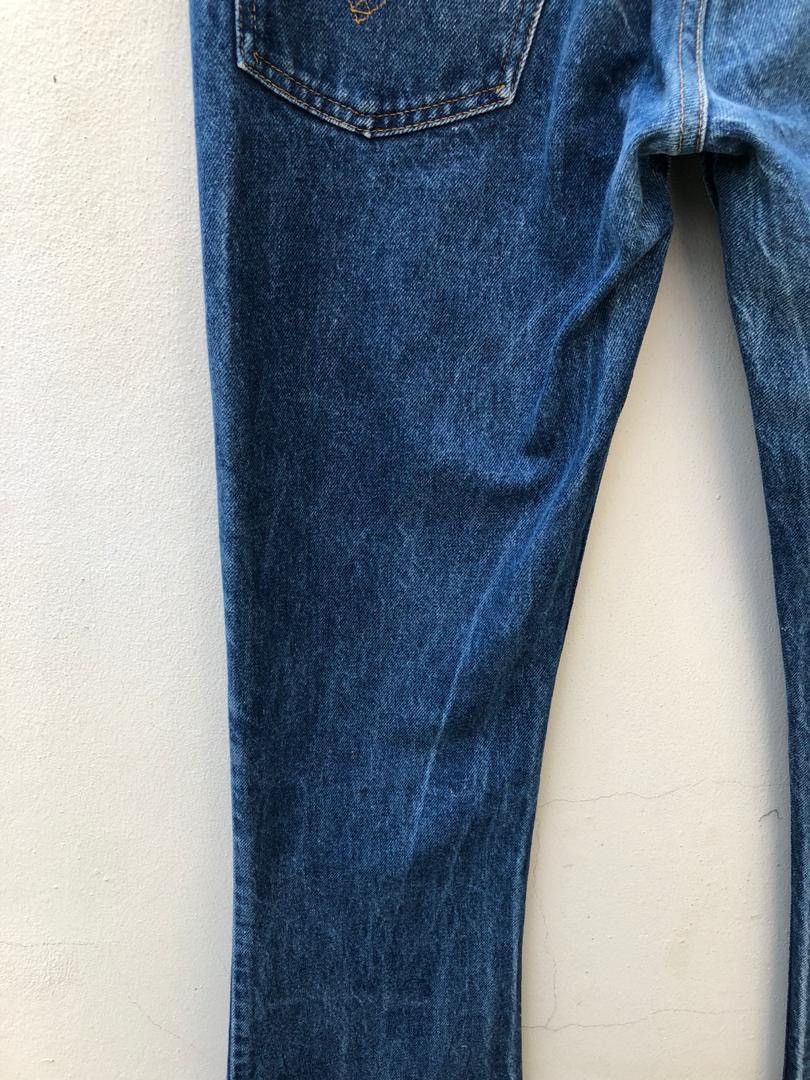 Levi's × Vintage Vintage 70s Levi’s 646 Orange Tab Released Hem Denim Flare Size US 29 - 12 Thumbnail