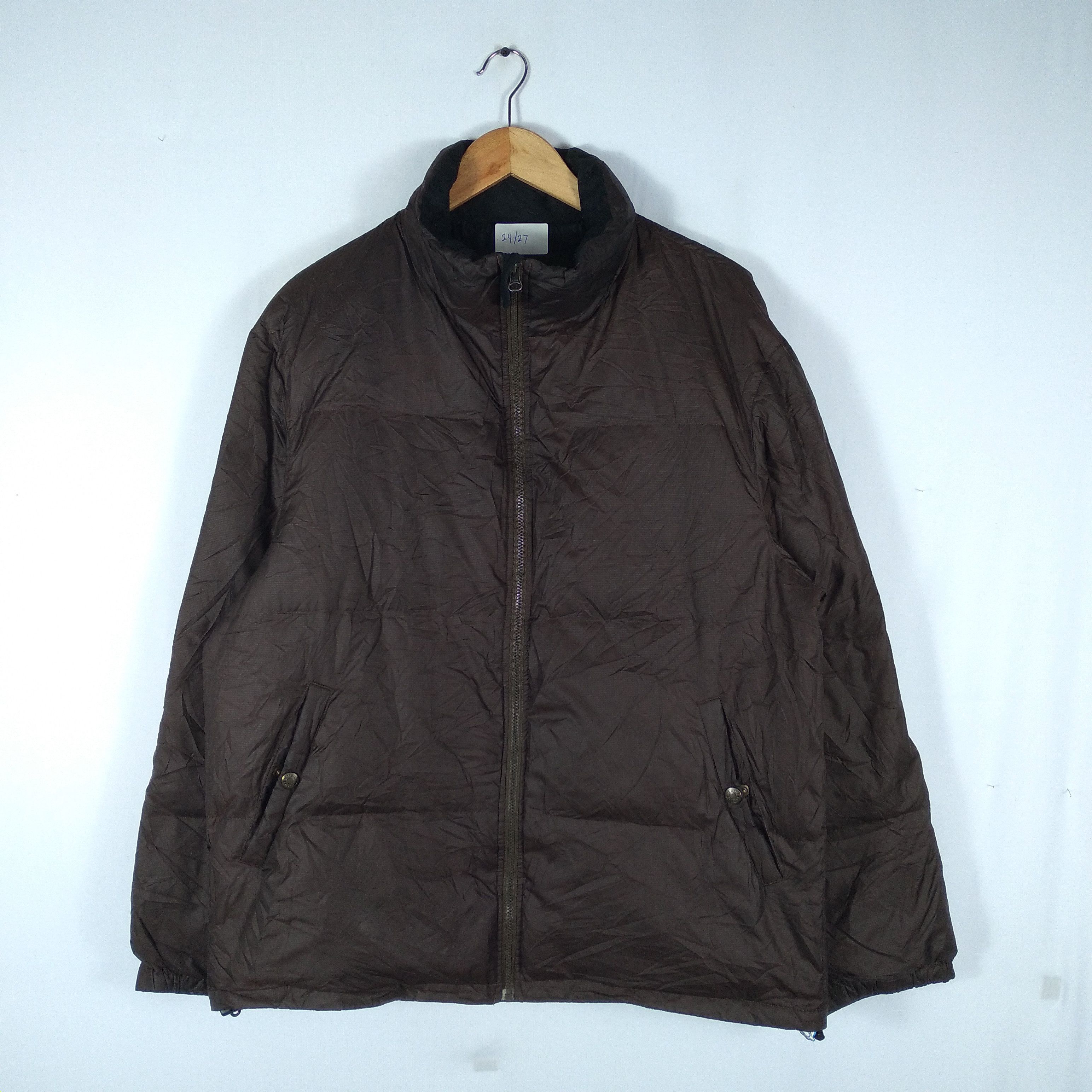 Designer × Eddie Bauer × Vintage Eddie Bauer Plain Puffer Zipper Light Jacket Size US M / EU 48-50 / 2 - 1 Thumbnail