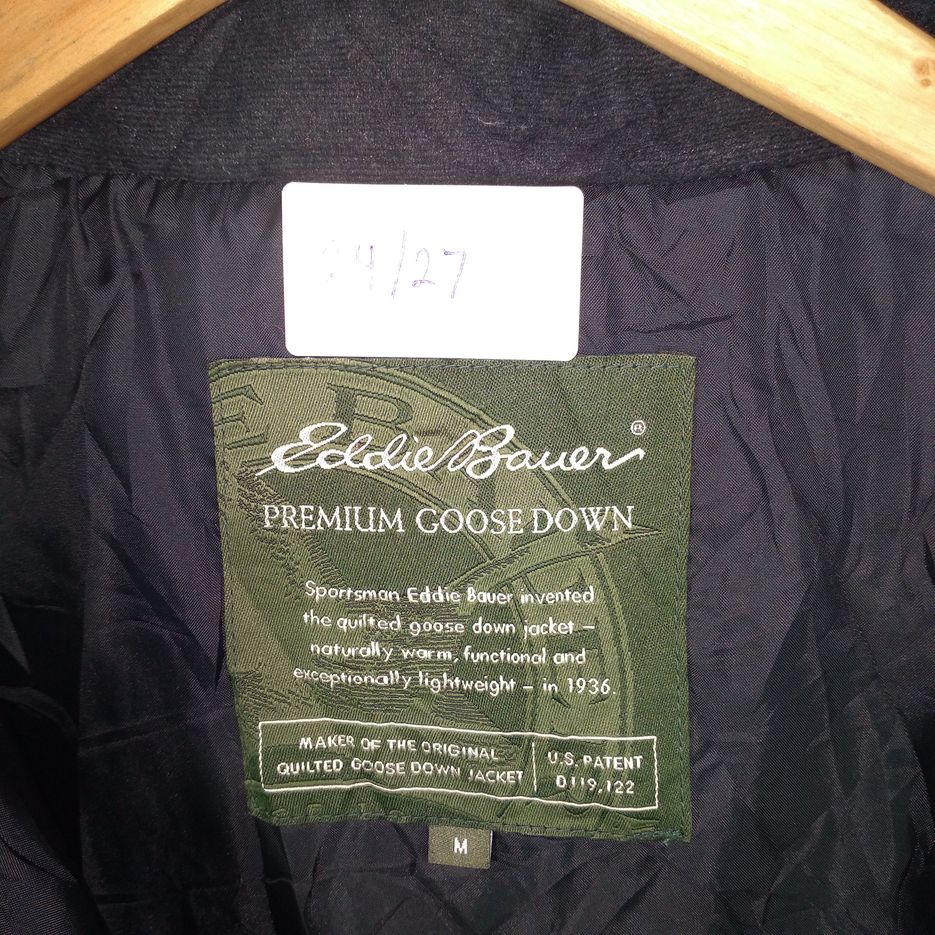 Designer × Eddie Bauer × Vintage Eddie Bauer Plain Puffer Zipper Light Jacket Size US M / EU 48-50 / 2 - 8 Thumbnail