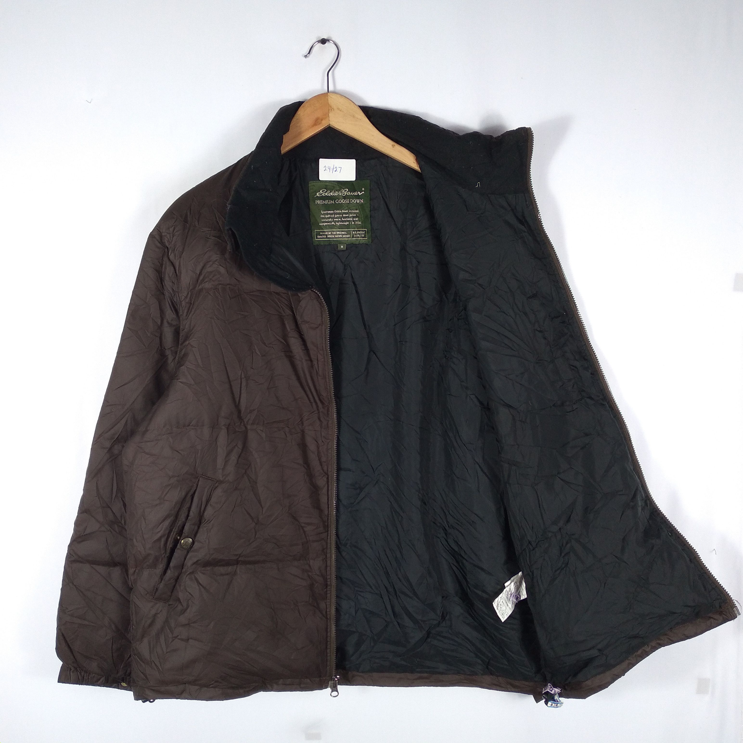 Designer × Eddie Bauer × Vintage Eddie Bauer Plain Puffer Zipper Light Jacket Size US M / EU 48-50 / 2 - 6 Thumbnail