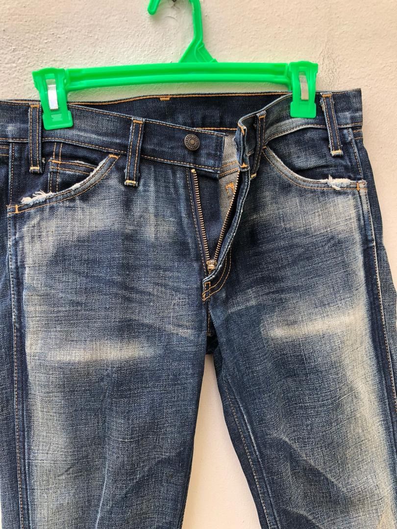 Japanese Brand × Levi's Vintage LVC Japan Levi’s 606 E Orange Tab Skinny Denim Size US 29 - 10 Thumbnail