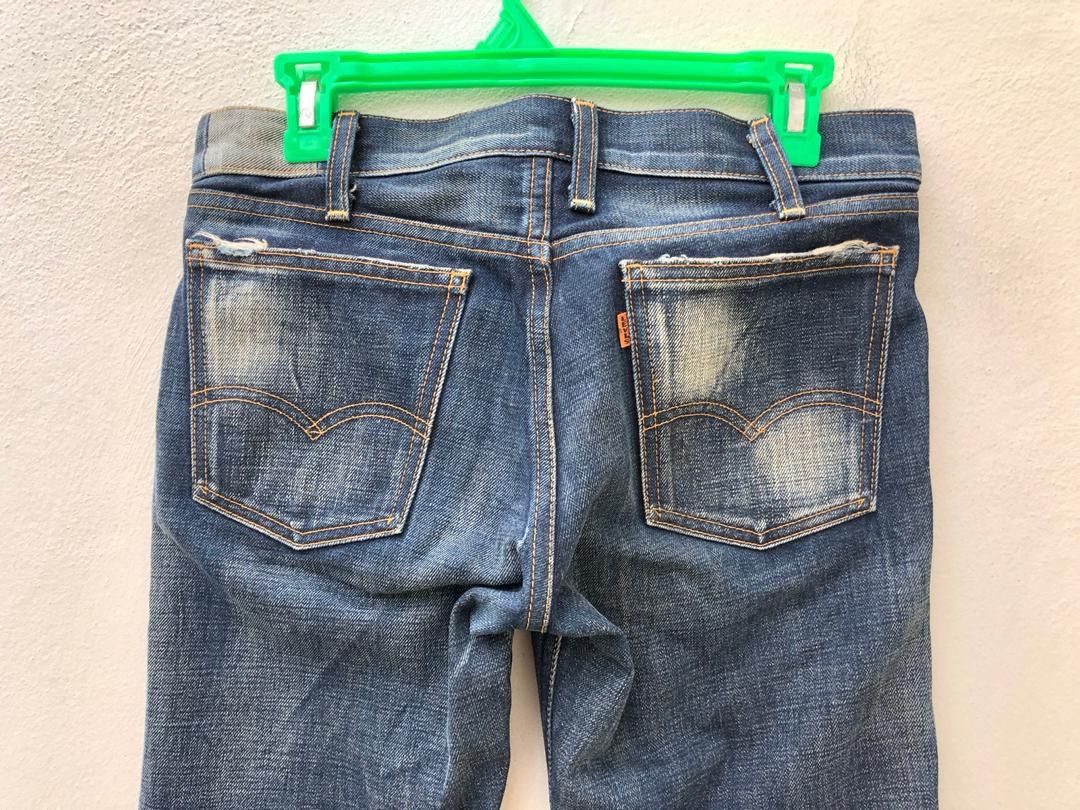 Japanese Brand × Levi's Vintage LVC Japan Levi’s 606 E Orange Tab Skinny Denim Size US 29 - 2 Thumbnail