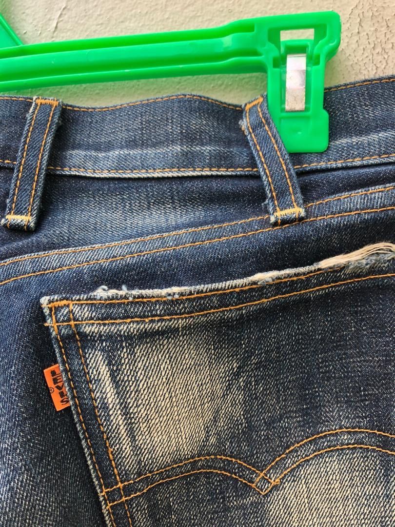 Japanese Brand × Levi's Vintage LVC Japan Levi’s 606 E Orange Tab Skinny Denim Size US 29 - 3 Thumbnail