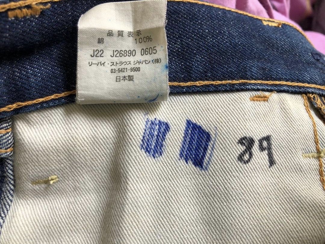 Japanese Brand × Levi's Vintage LVC Japan Levi’s 606 E Orange Tab Skinny Denim Size US 29 - 14 Thumbnail