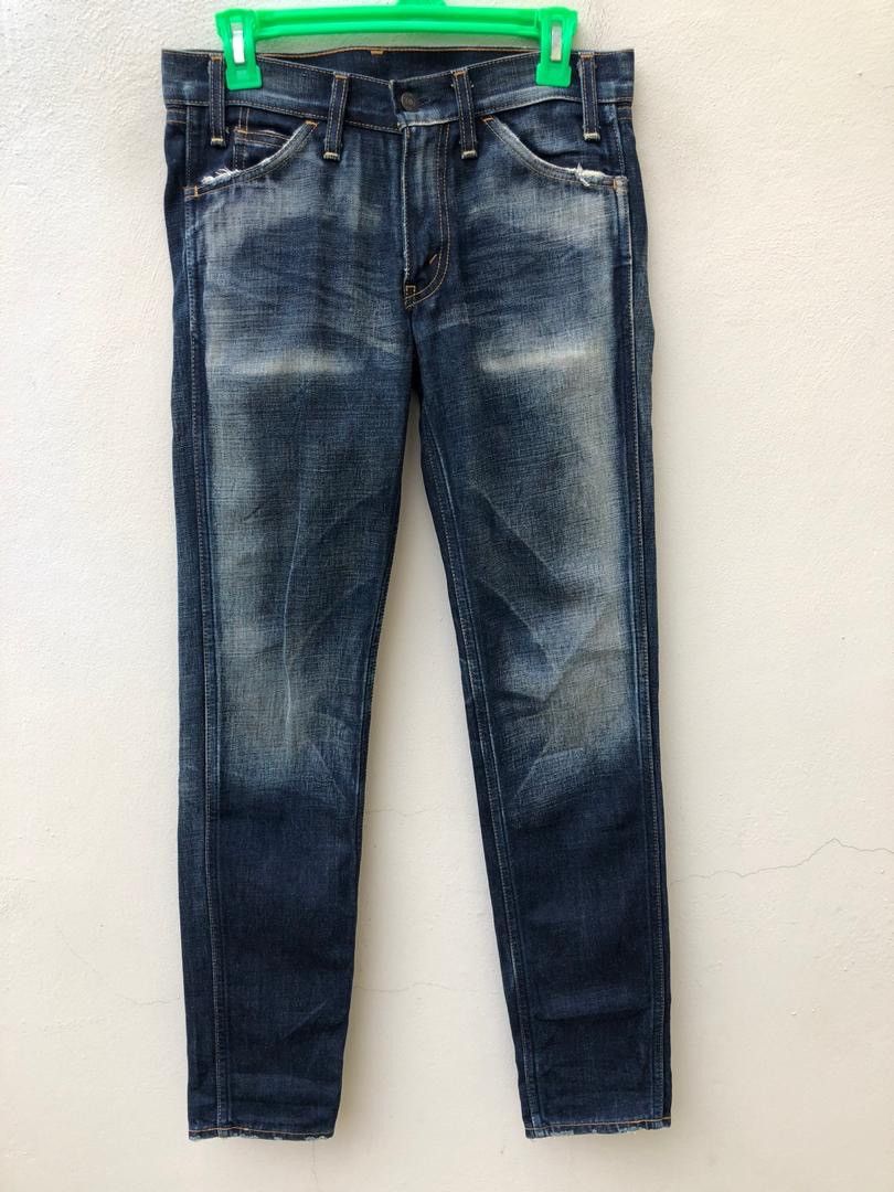 Japanese Brand × Levi's Vintage LVC Japan Levi’s 606 E Orange Tab Skinny Denim Size US 29 - 7 Thumbnail