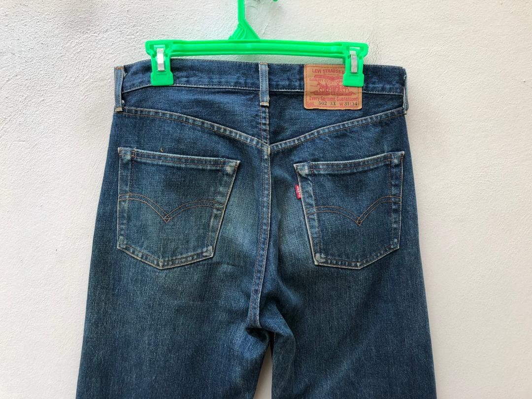 Japanese Brand × Levi's Vintage Clothing × Vintage Vintage 90s Levi’s 502 XX E LVC Japan Selvedge Denim Jeans Size US 31 - 13 Thumbnail