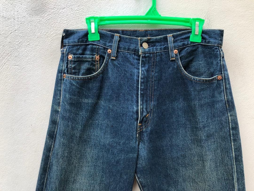 Japanese Brand × Levi's Vintage Clothing × Vintage Vintage 90s Levi’s 502 XX E LVC Japan Selvedge Denim Jeans Size US 31 - 2 Thumbnail