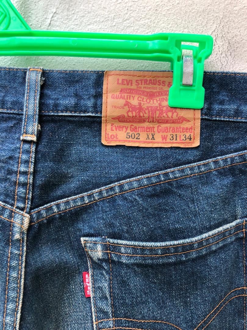 Japanese Brand × Levi's Vintage Clothing × Vintage Vintage 90s Levi’s 502 XX E LVC Japan Selvedge Denim Jeans Size US 31 - 14 Thumbnail