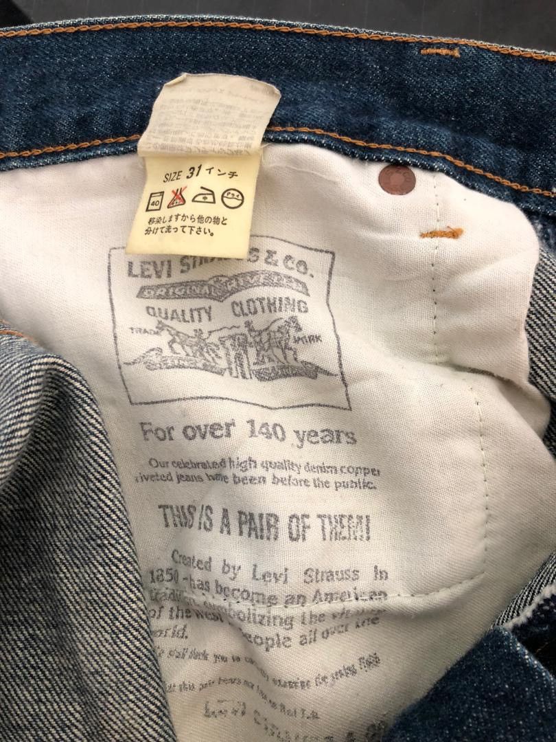 Japanese Brand × Levi's Vintage Clothing × Vintage Vintage 90s Levi’s 502 XX E LVC Japan Selvedge Denim Jeans Size US 31 - 18 Thumbnail