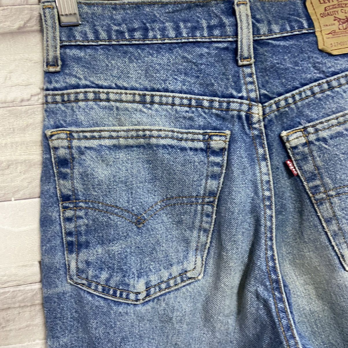 Levi's Vintage Levis 517 Flare Jeans Hedi Slimane 28x31 Size US 28 / EU 44 - 14 Thumbnail
