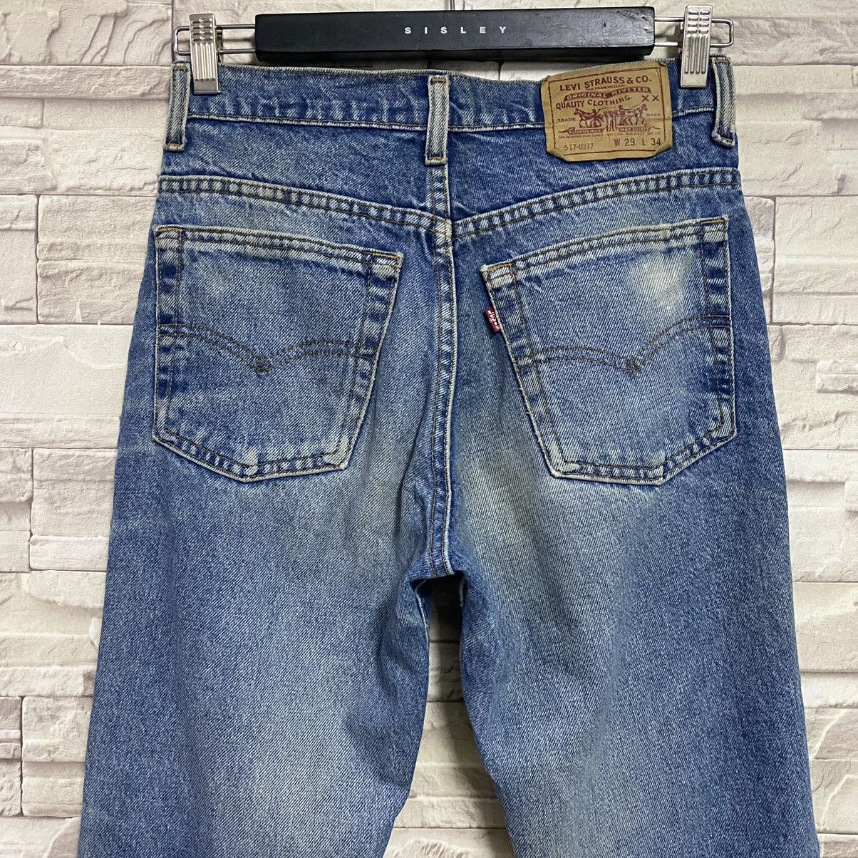 Levi's Vintage Levis 517 Flare Jeans Hedi Slimane 28x31 Size US 28 / EU 44 - 9 Thumbnail