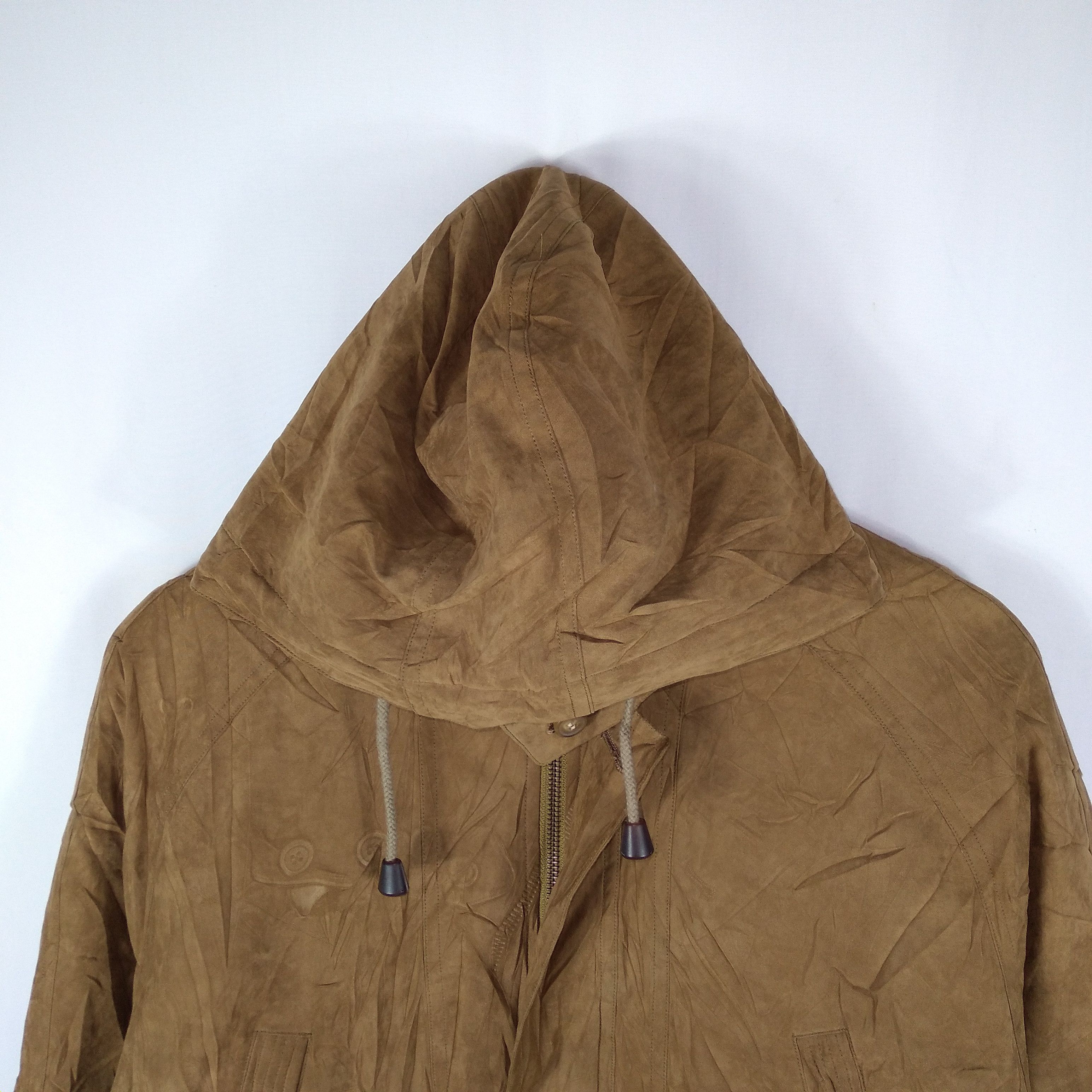 Designer × Vintage Vintage Paul Dundy Velvet Hoodie Long Jacket Size US L / EU 52-54 / 3 - 2 Thumbnail
