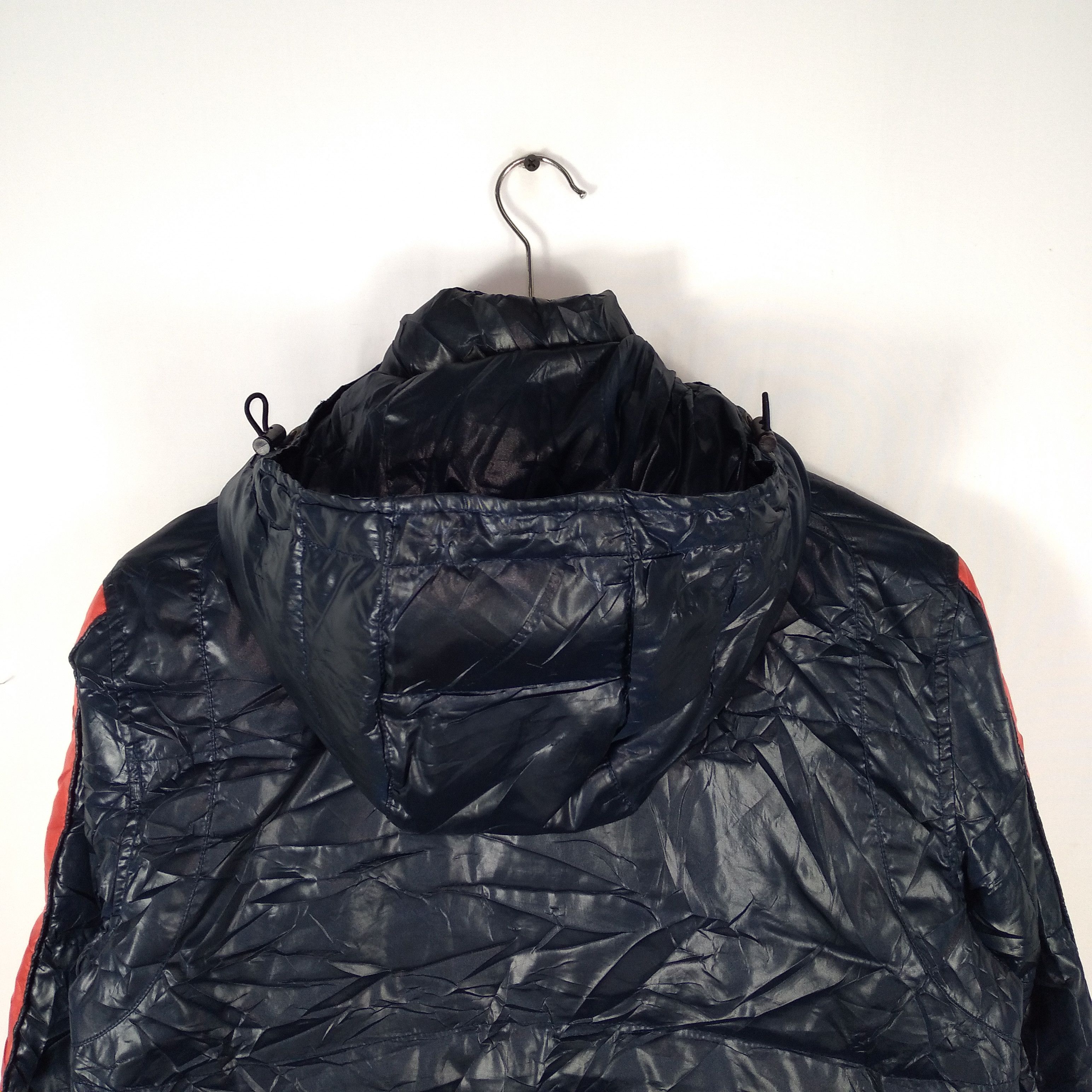 Vintage Italian Blue Line National Team PVC Leather Hoodie Jacket Size US XS / EU 42 / 0 - 13 Thumbnail