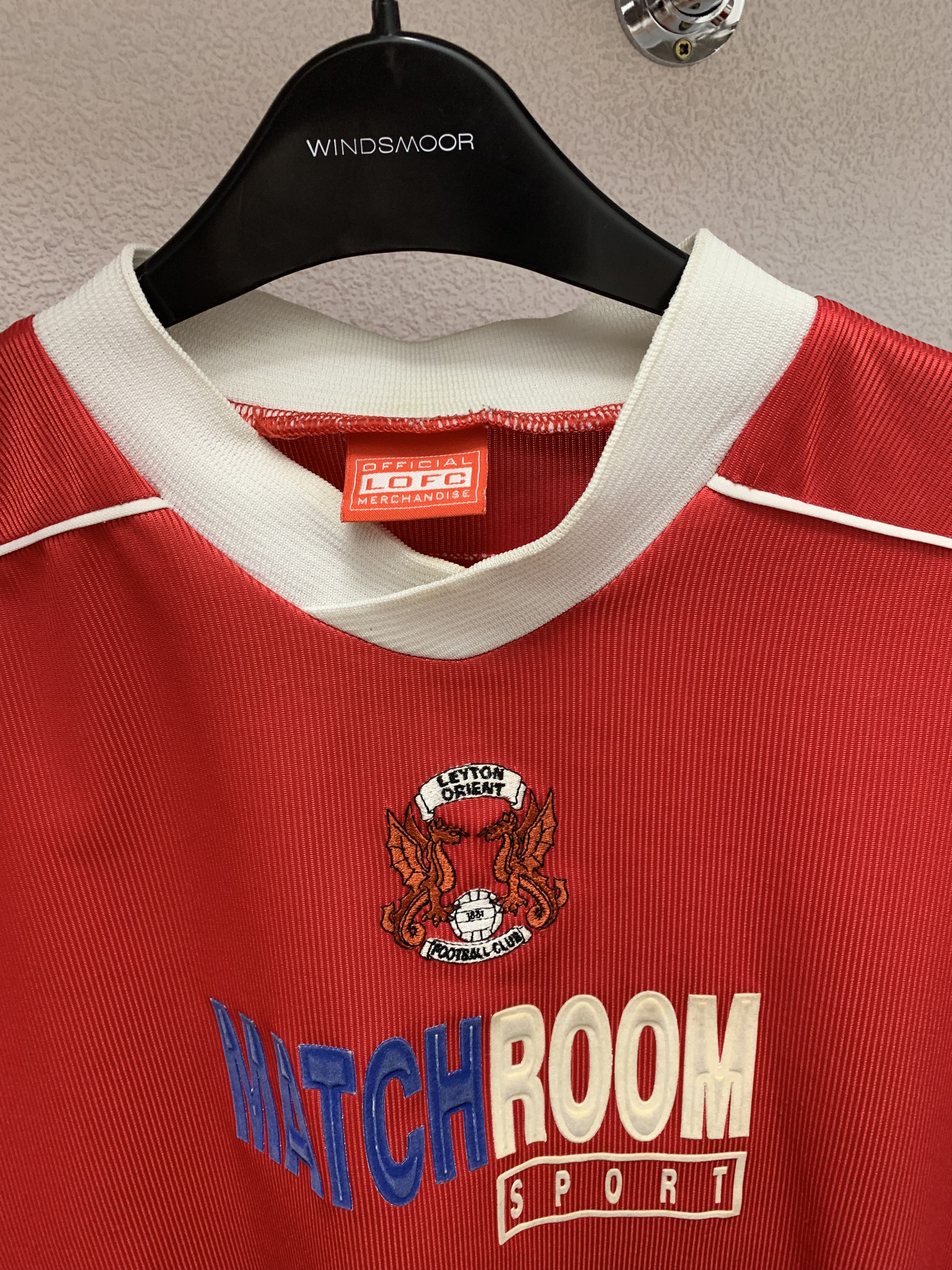 Vintage Leyton Orient football club vintage soccer jersey M 2000-01 Size US M / EU 48-50 / 2 - 5 Thumbnail