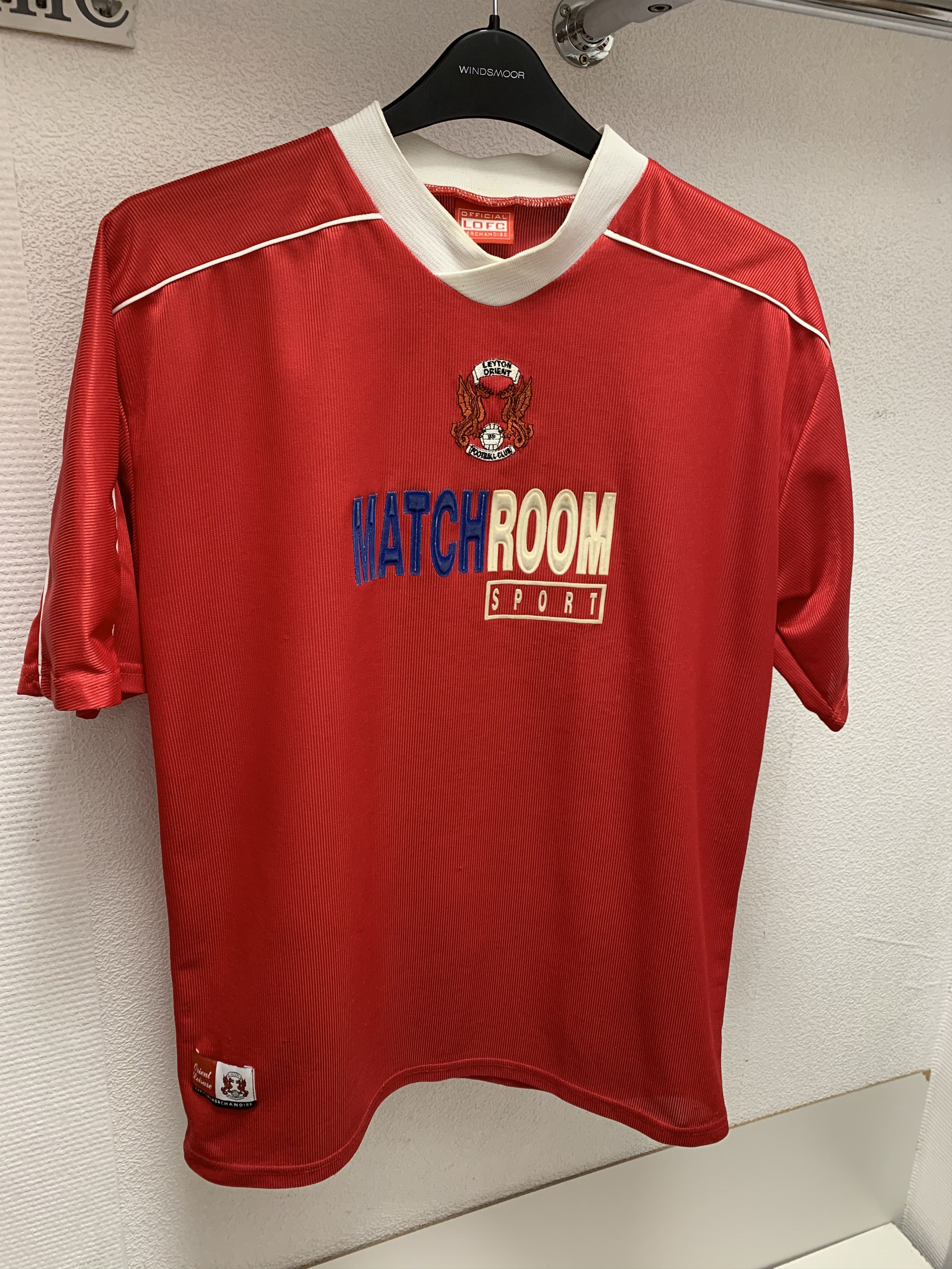Leyton Orient football club vintage soccer jersey M 2000-01
