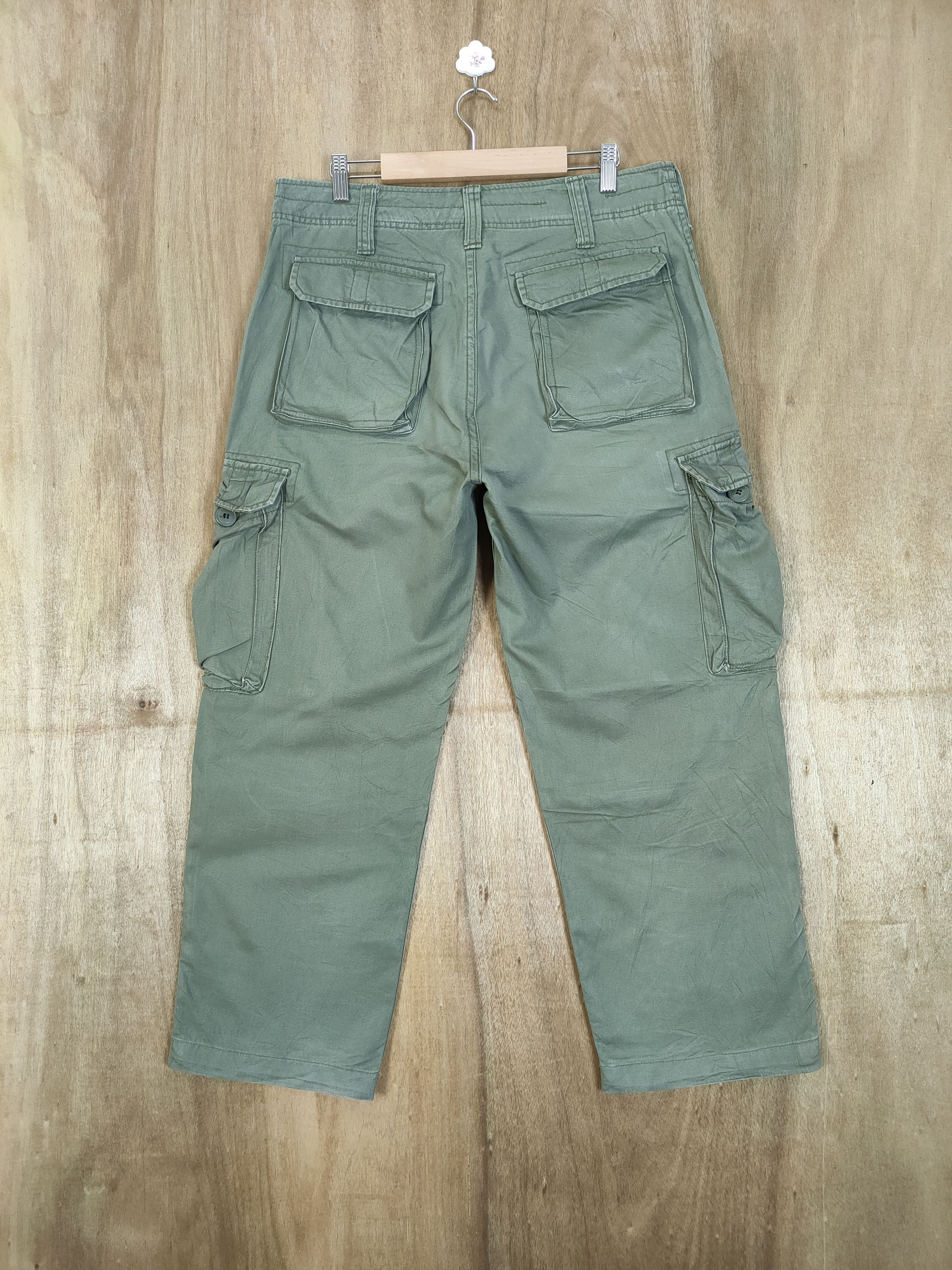 Japanese Brand × Vintage FREAKS WEAR BAGGY CARGO PANTS Size US 34 / EU 50 - 7 Thumbnail