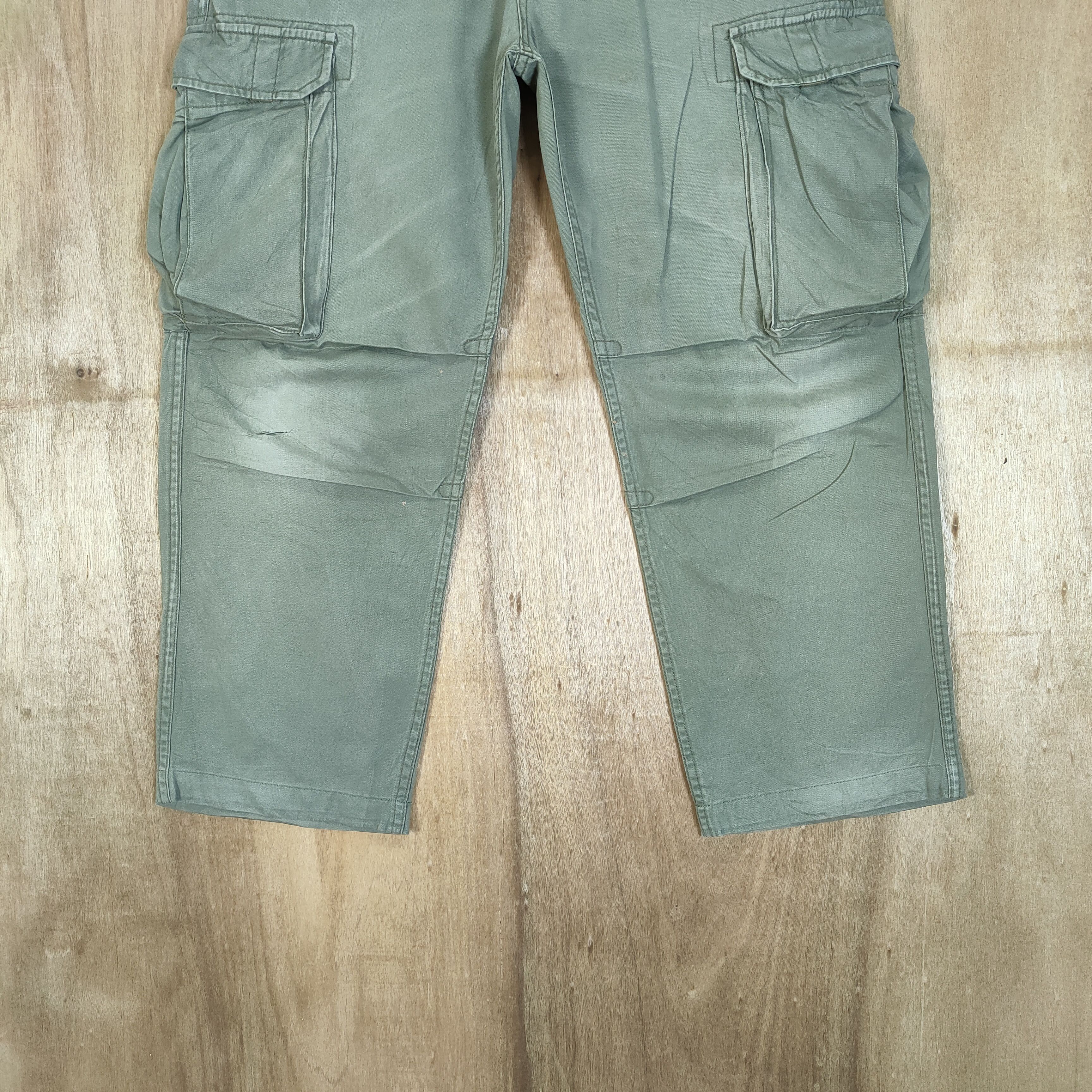 Japanese Brand × Vintage FREAKS WEAR BAGGY CARGO PANTS Size US 34 / EU 50 - 3 Thumbnail
