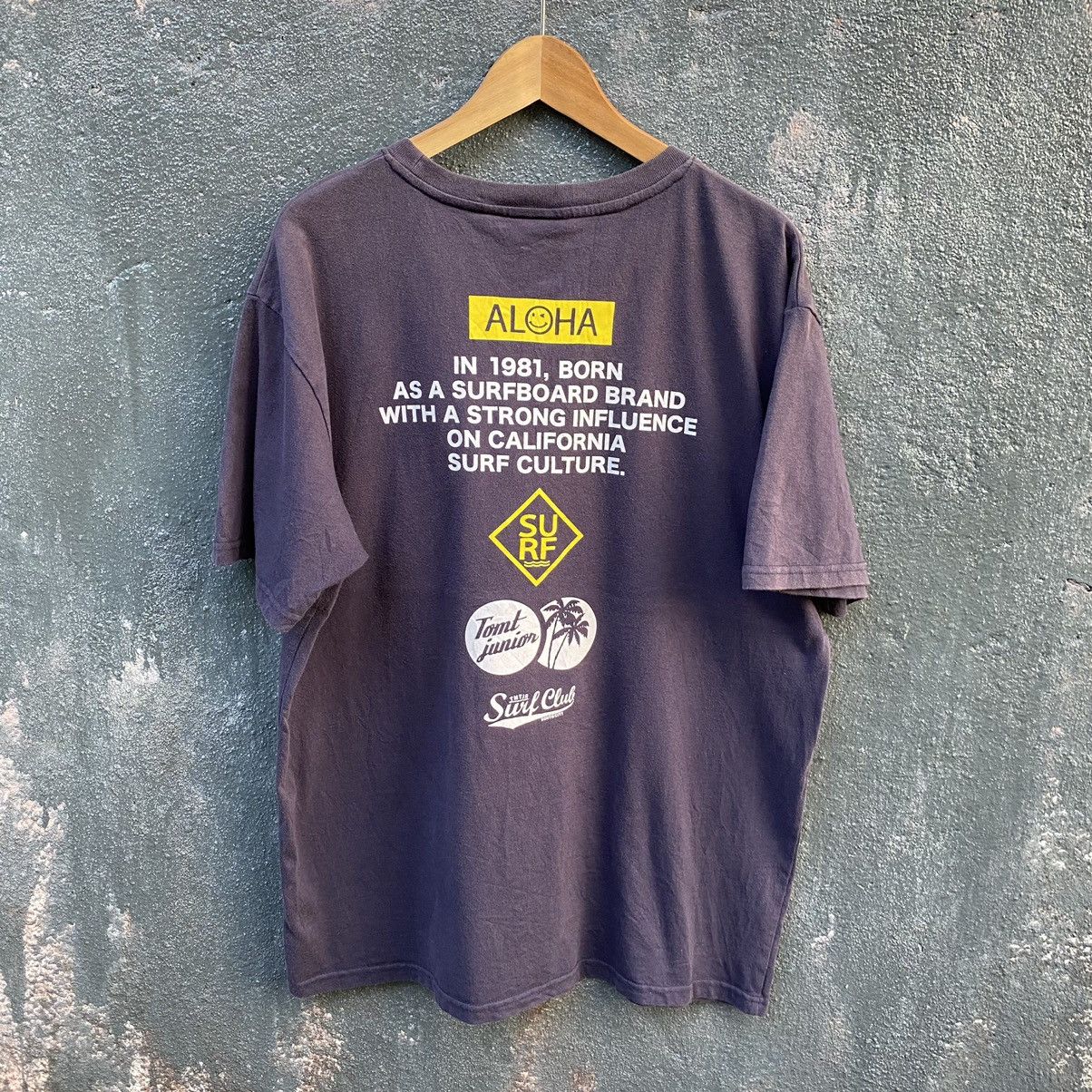Japanese Brand Thrashed Faded Vintage Y2K Tomt Junior Surf ERD GRUNGE TEE Size US XL / EU 56 / 4 - 1 Thumbnail