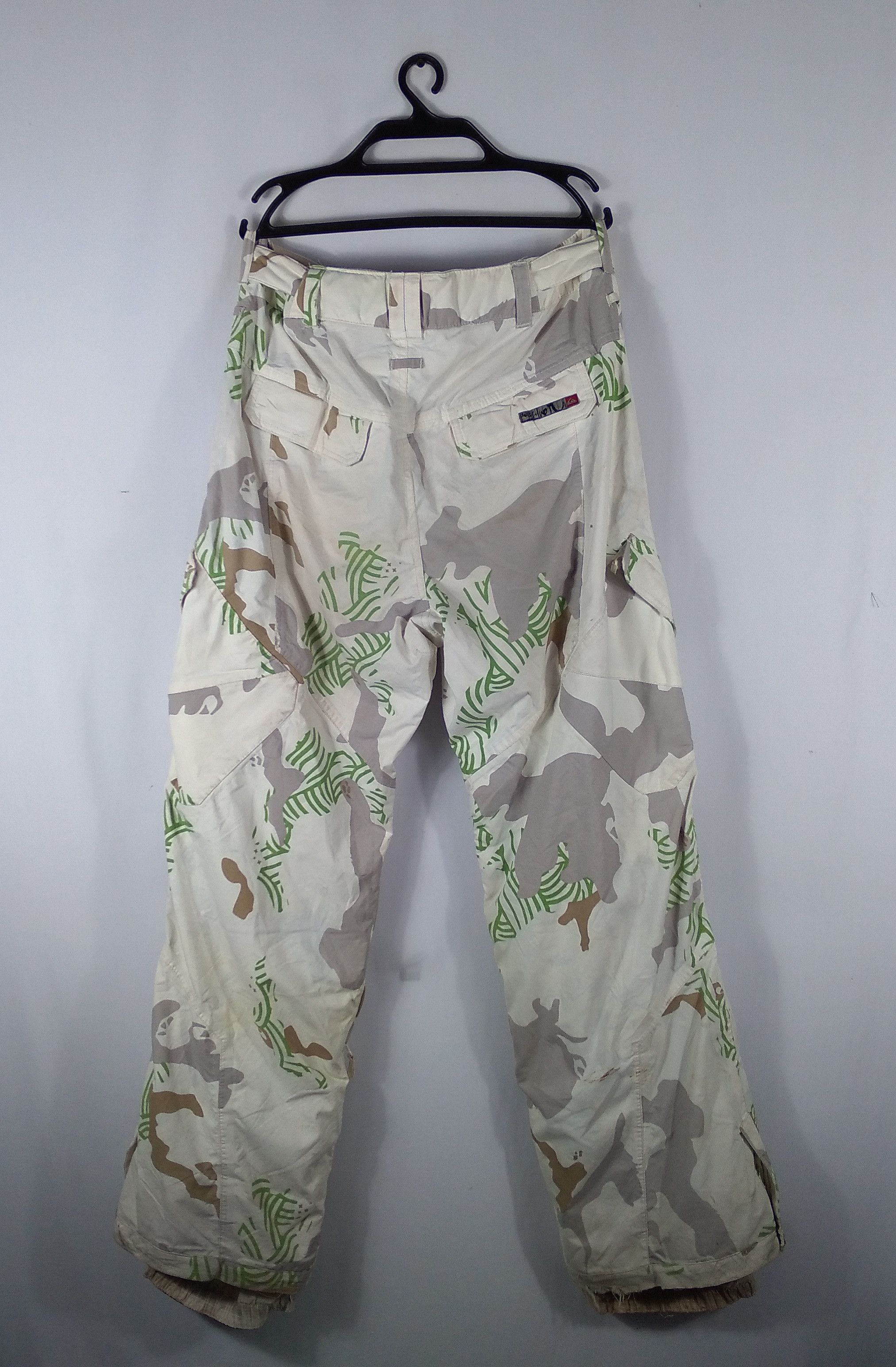 Quicksilver 🔥Trash🔥Nice Design Quiksilver Art Winter Session Ski Pants Size US 34 / EU 50 - 3 Thumbnail